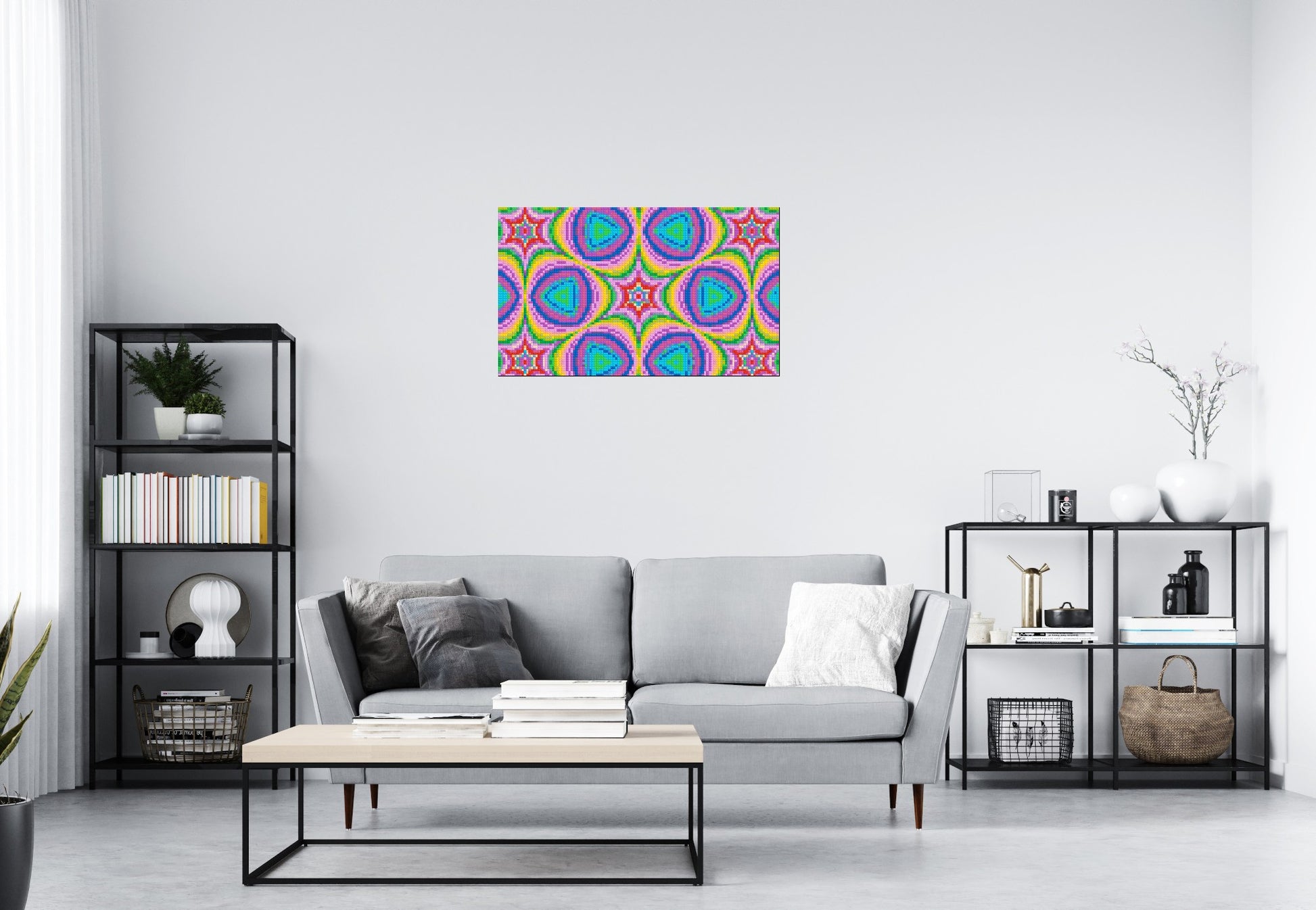 Abstract Pattern #2 - Brick Art Mosaic Kit 5x3 scene