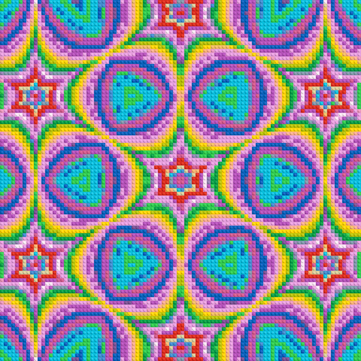 Abstract Pattern #2 - Brick Art Mosaic Kit 4x4 large