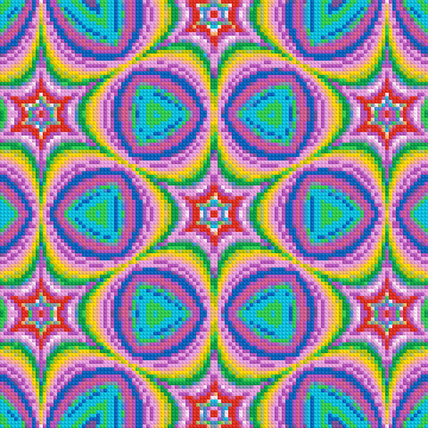 Abstract Pattern #2 - Brick Art Mosaic Kit 5x5 large