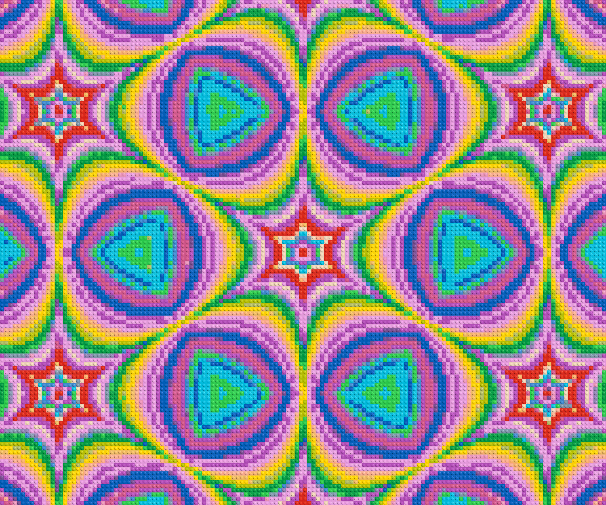 Abstract Pattern #2 - Brick Art Mosaic Kit 6x5 large