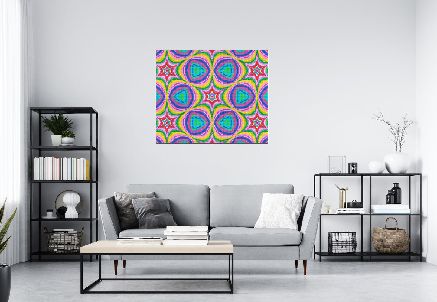 Abstract Pattern #2 - Brick Art Mosaic Kit 6x5 large