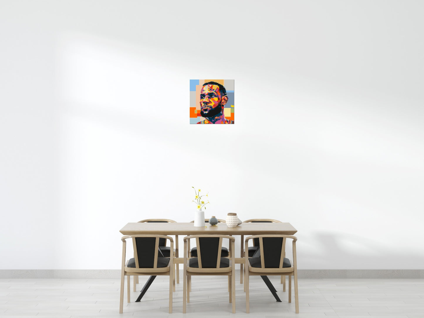 LeBron James - Brick Art Mosaic Kit 3x3 large