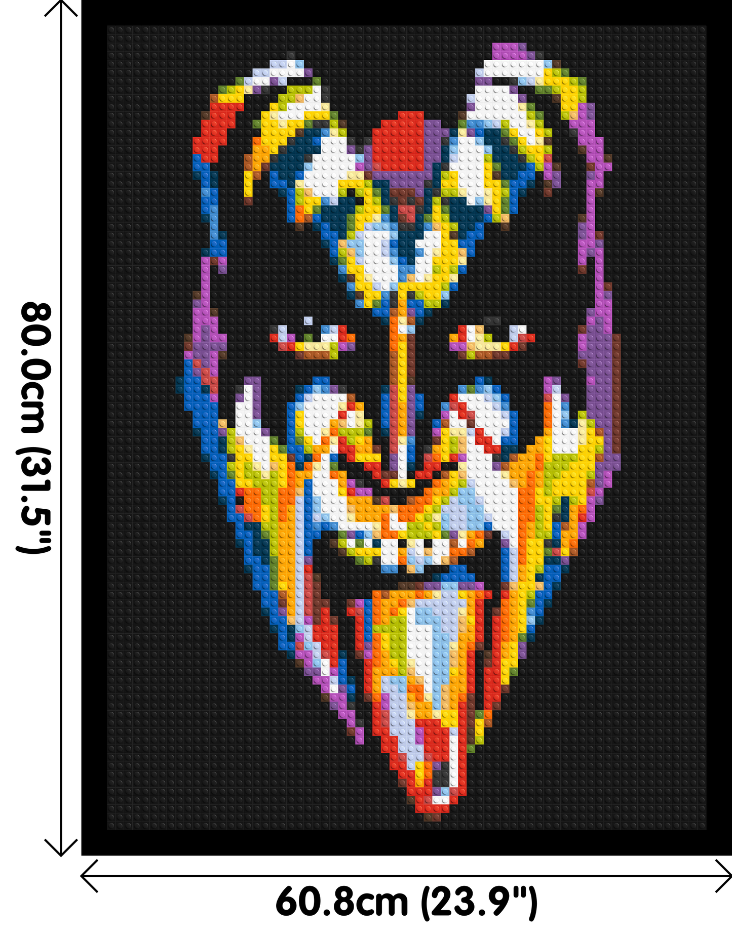 Gene Simmons - Brick Art Mosaic Kit 3x4 large