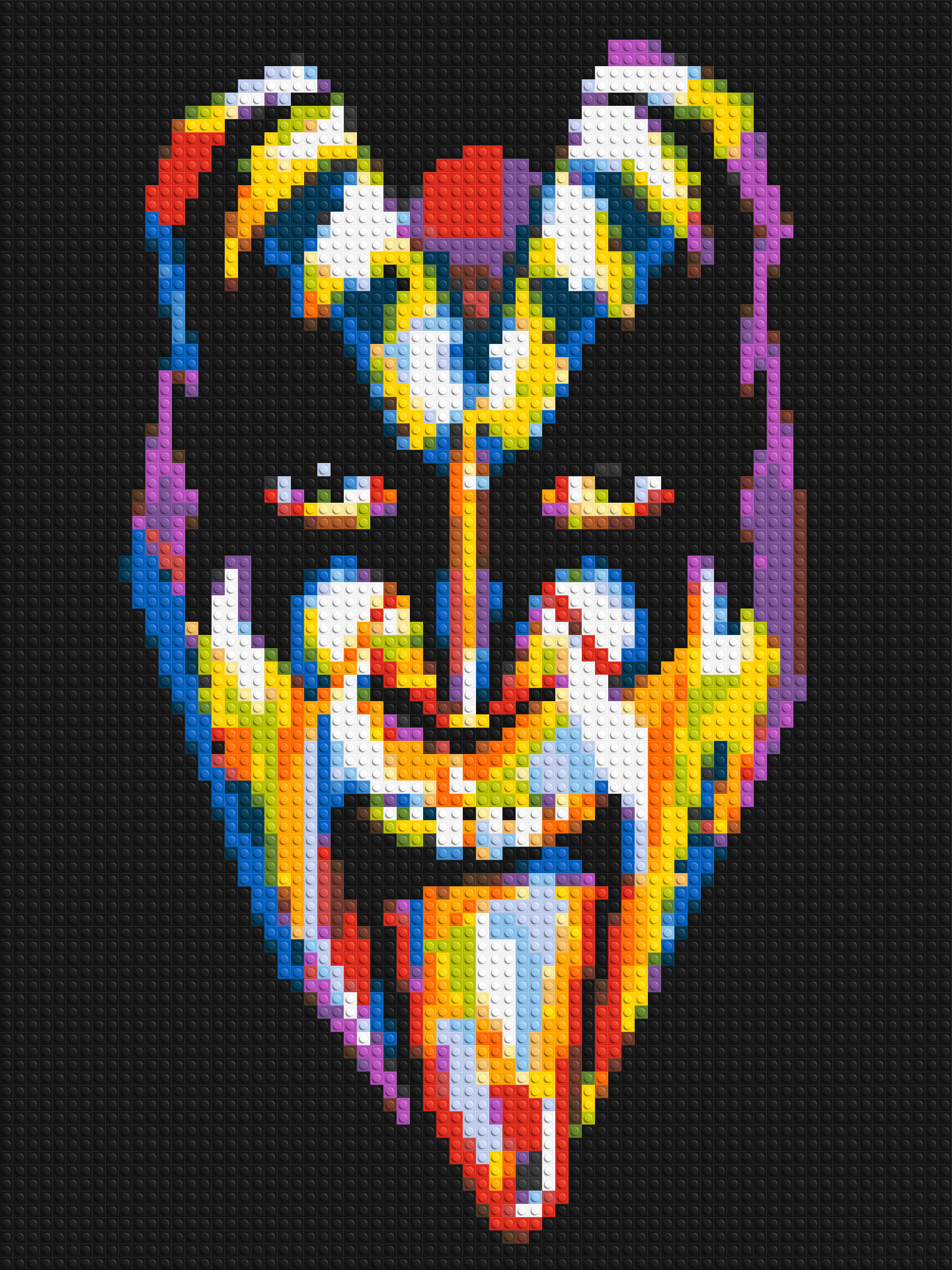 Gene Simmons - Brick Art Mosaic Kit 3x4 large