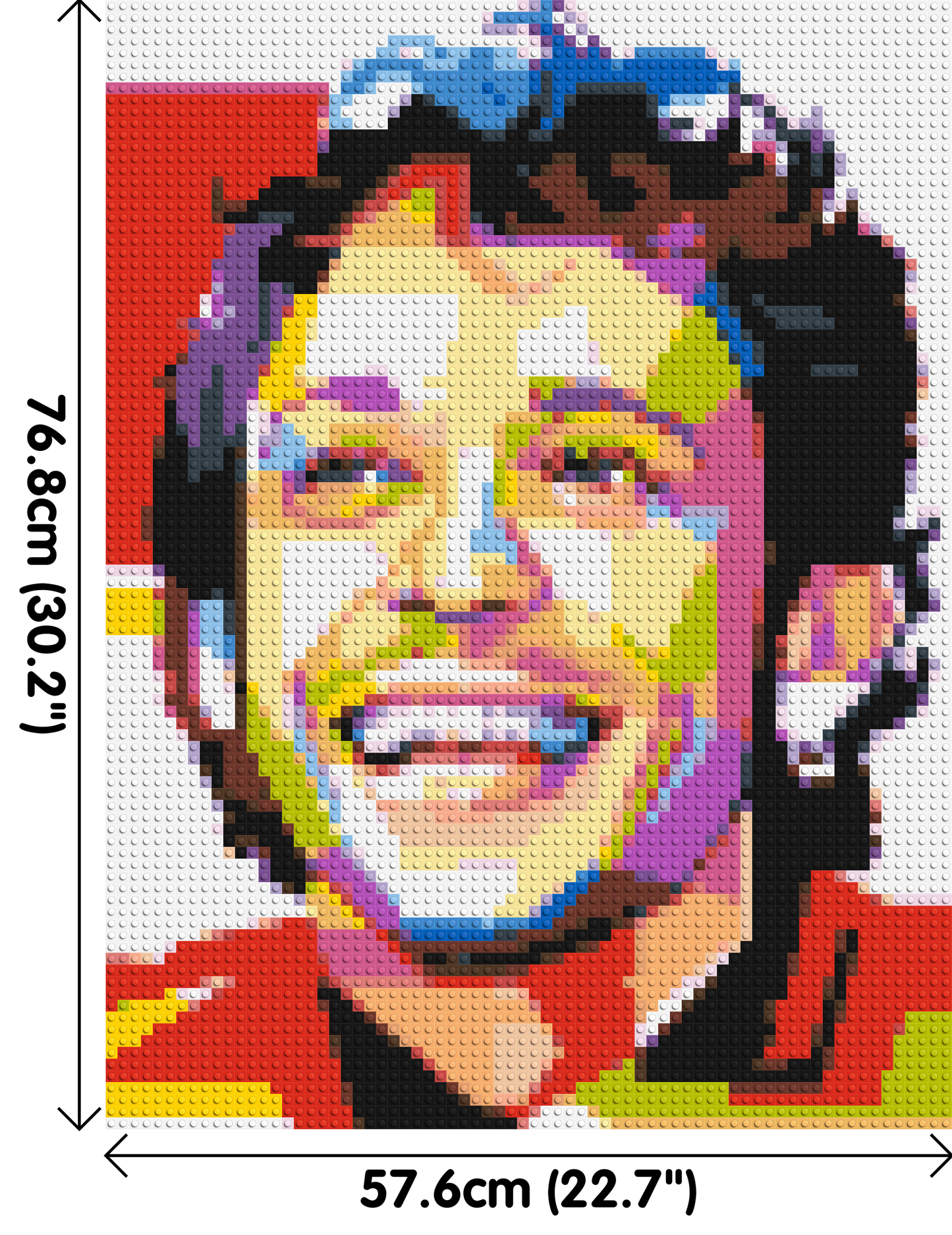 Valentino Rossi - Brick Art Mosaic Kit 3x4 large