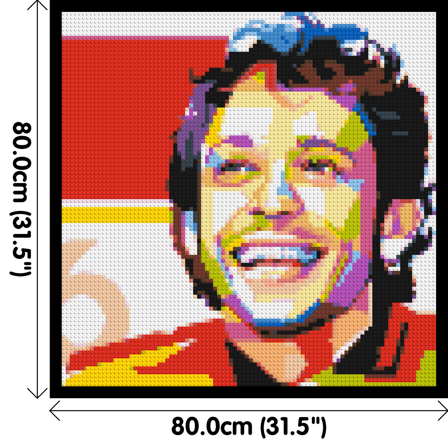 Valentino Rossi - Brick Art Mosaic Kit 4x4 large