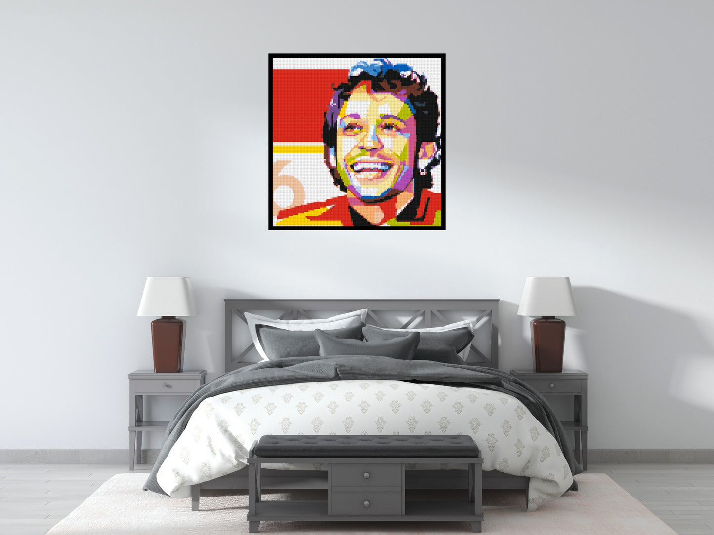 Valentino Rossi - Brick Art Mosaic Kit 5x5 large