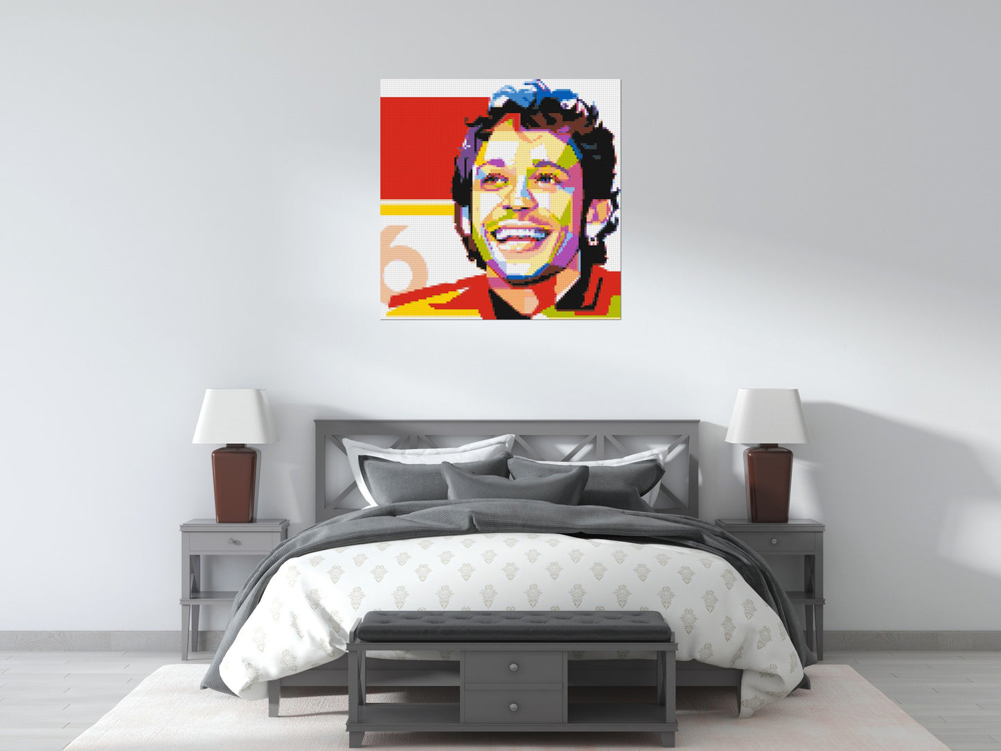 Valentino Rossi - Brick Art Mosaic Kit 5x5 large