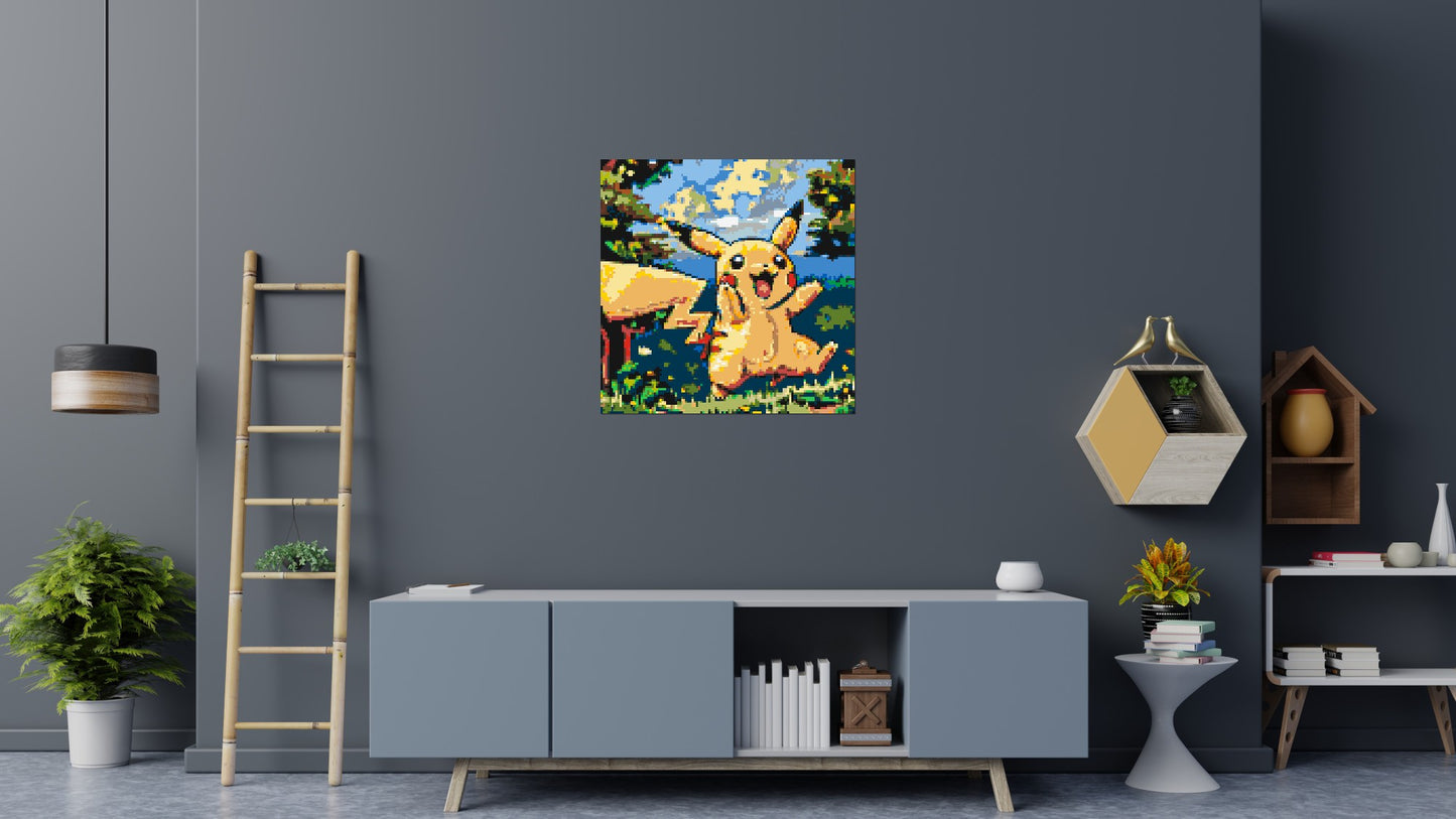Pikachu - Brick Art Mosaic Kit 5x5 large