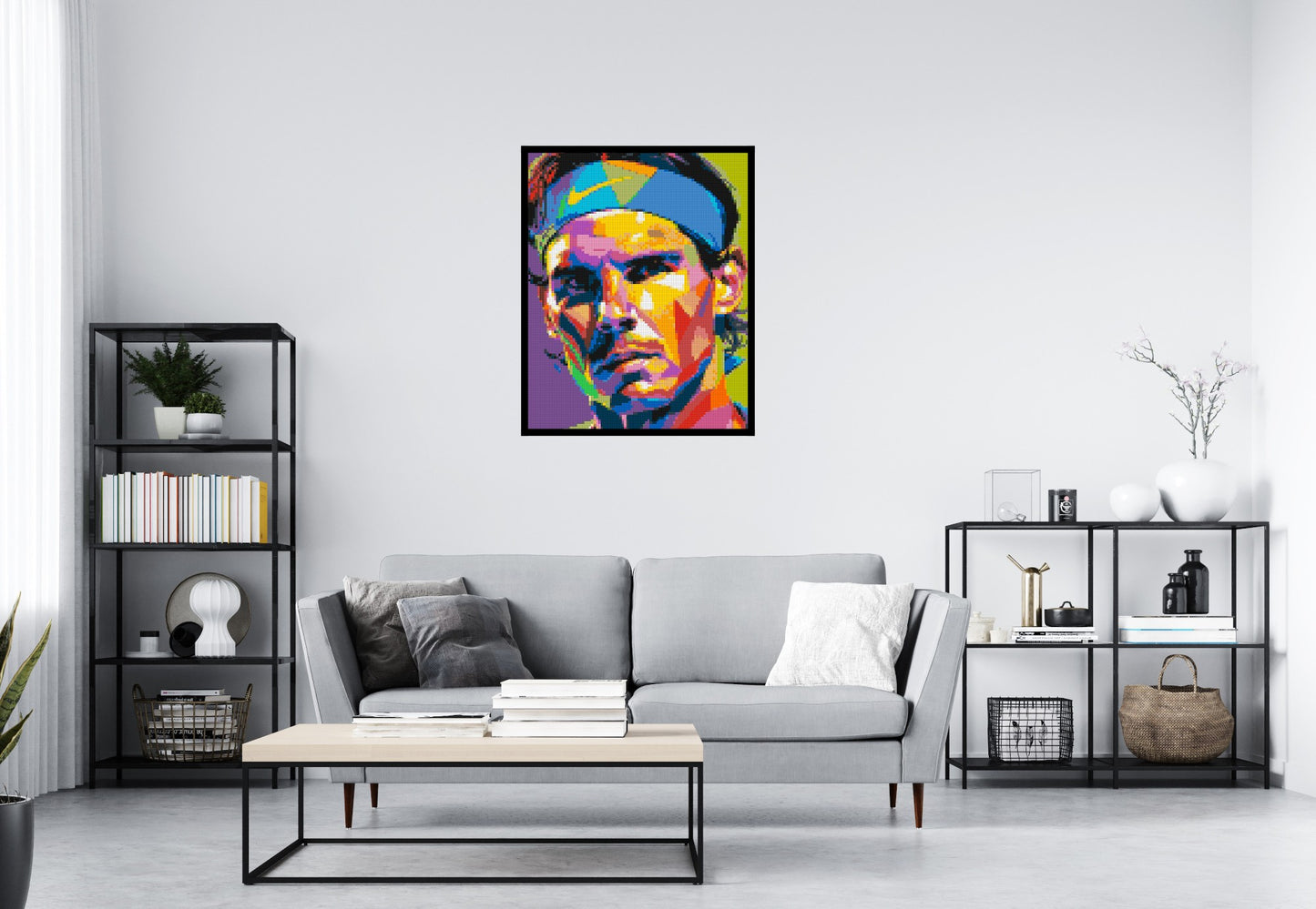 Rafael Nadal - Brick Art Mosaic Kit 4x5 large