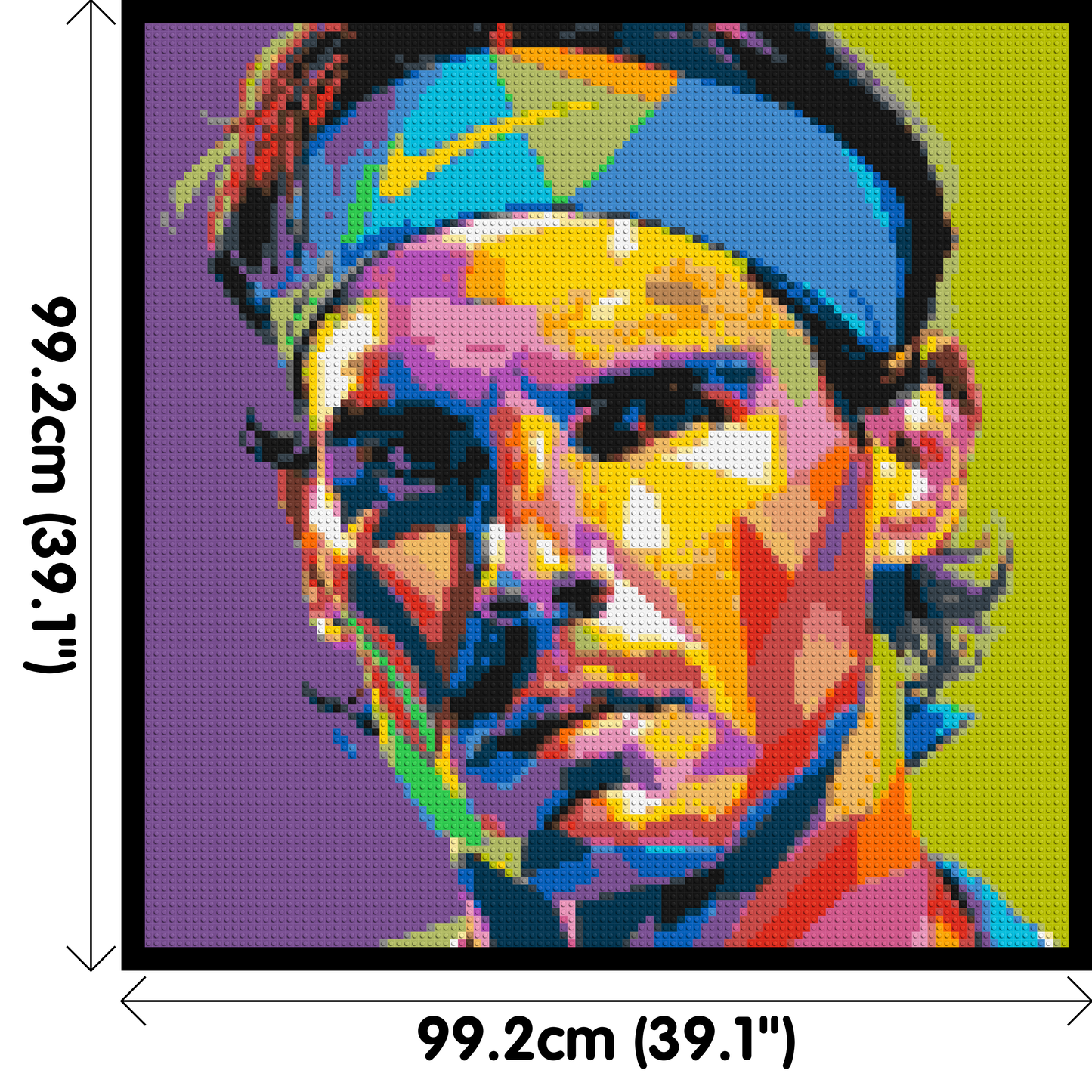 Rafael Nadal - Brick Art Mosaic Kit 5x5 large