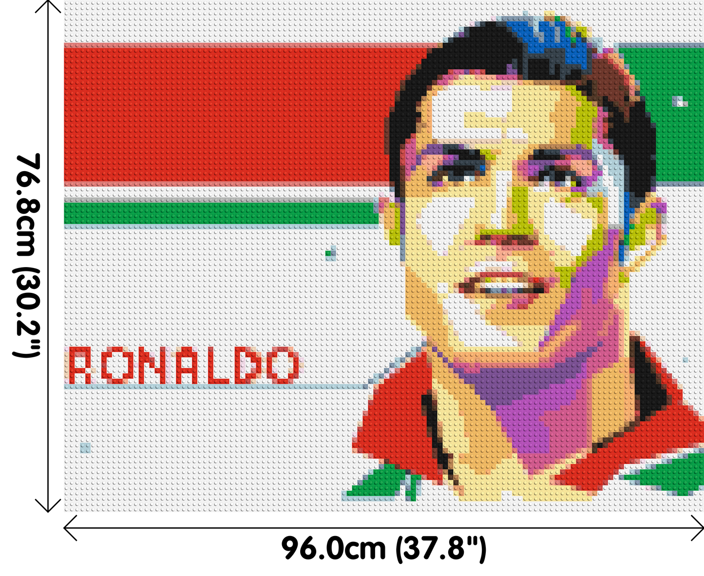 Ronaldo - Brick Art Mosaic Kit 5x4 large