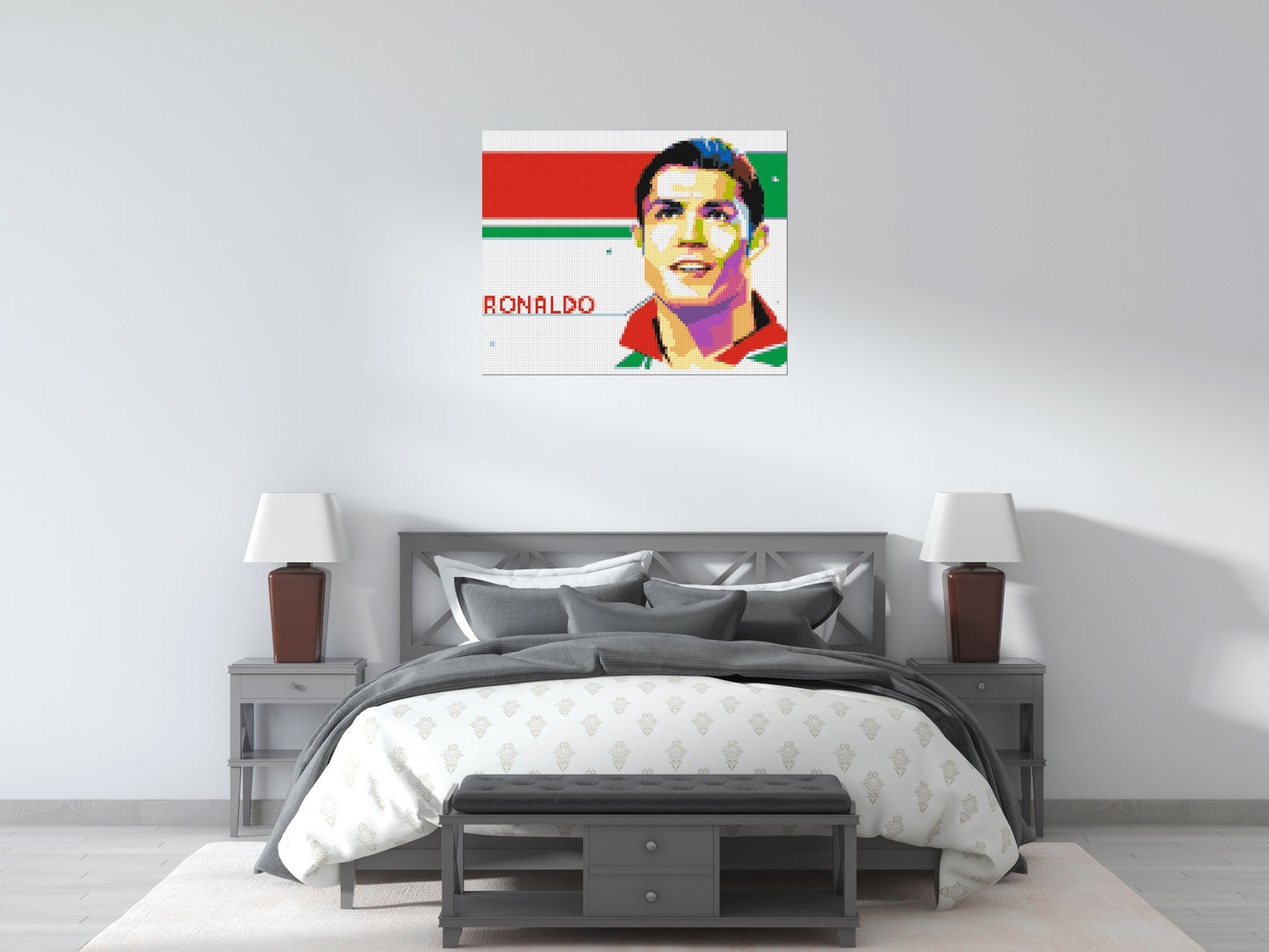 Ronaldo - Brick Art Mosaic Kit 5x4 large