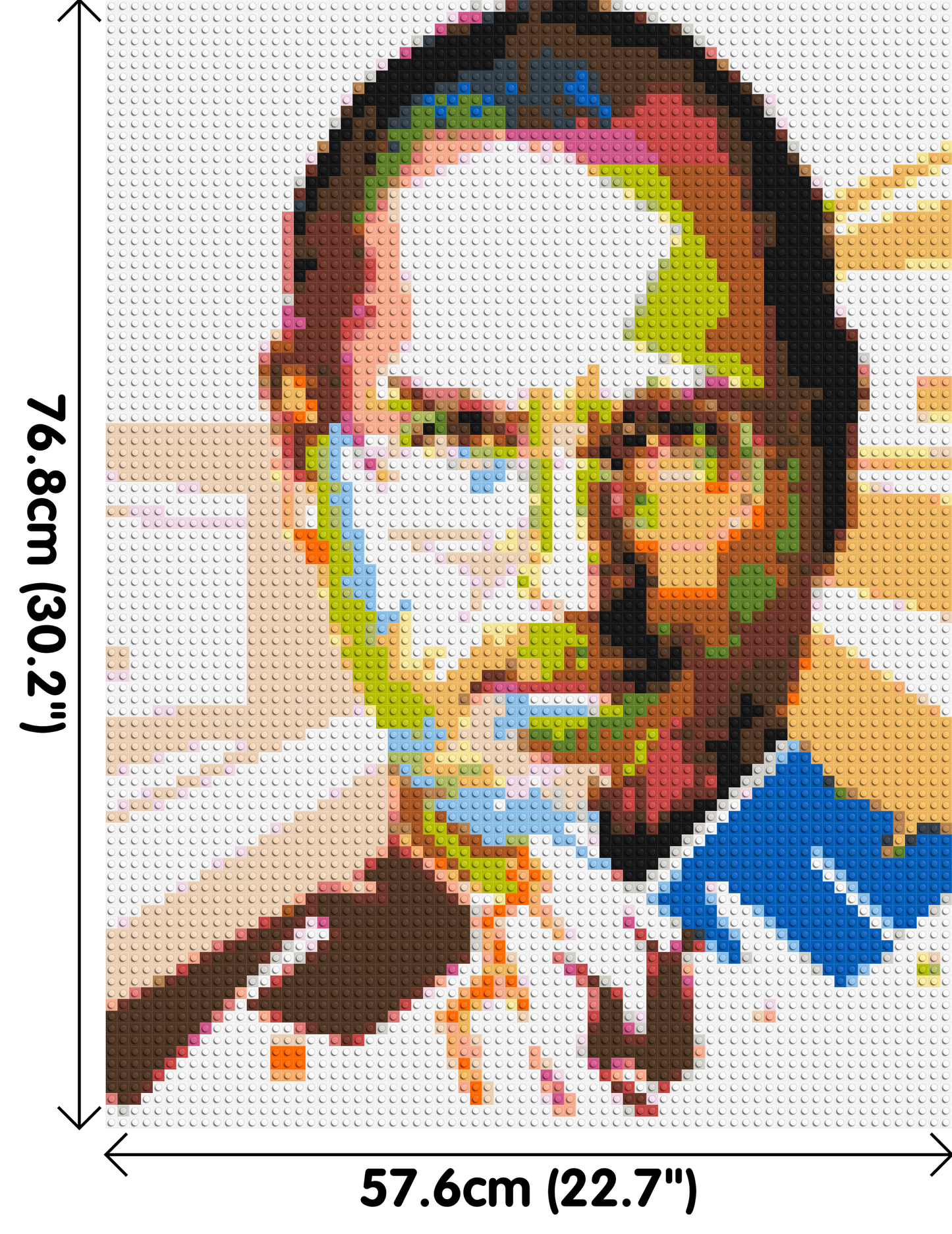 Steve Jobs - Brick Art Mosaic Kit 3x4 large