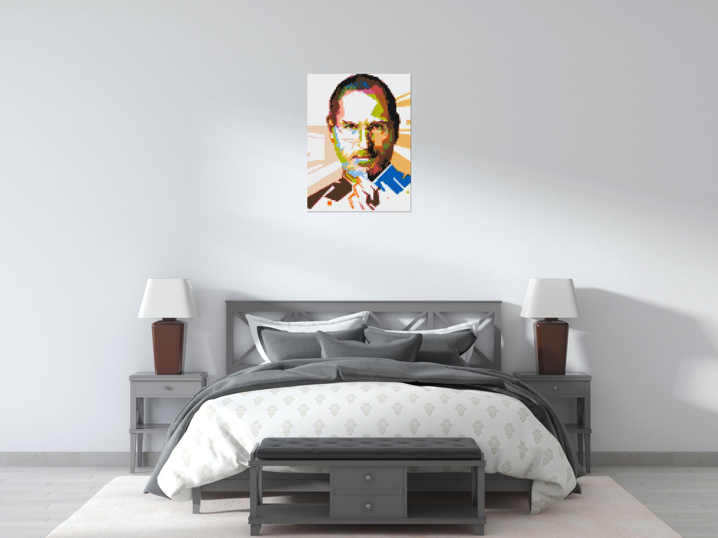 Steve Jobs - Brick Art Mosaic Kit 3x4 large