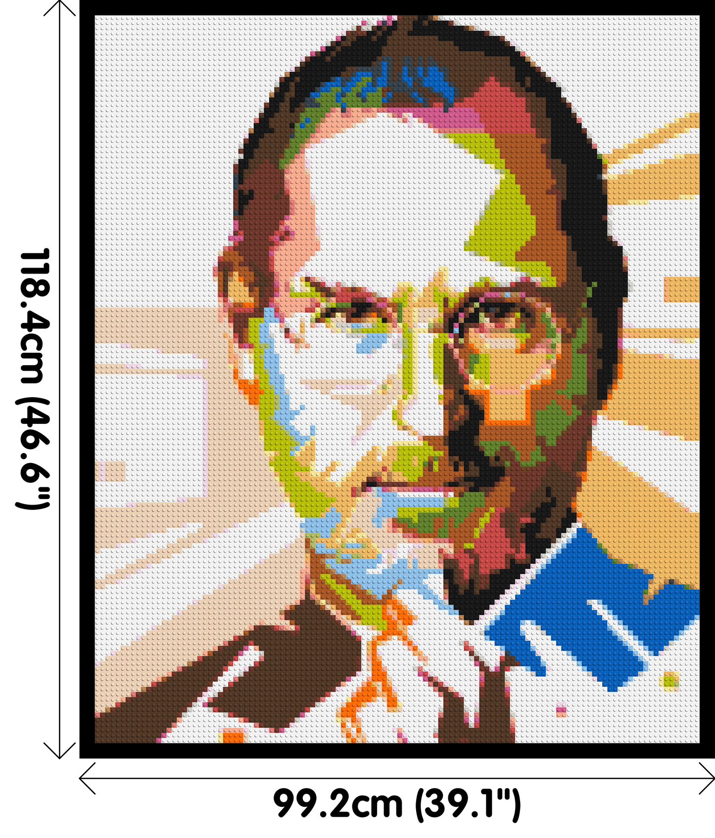 Steve Jobs - Brick Art Mosaic Kit 5x6 large