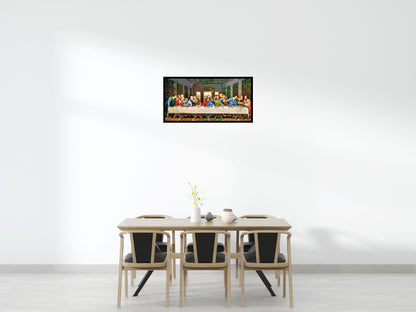 The Last Supper by Leonardo Da Vinci - Brick Art Mosaic Kit 6x3 large