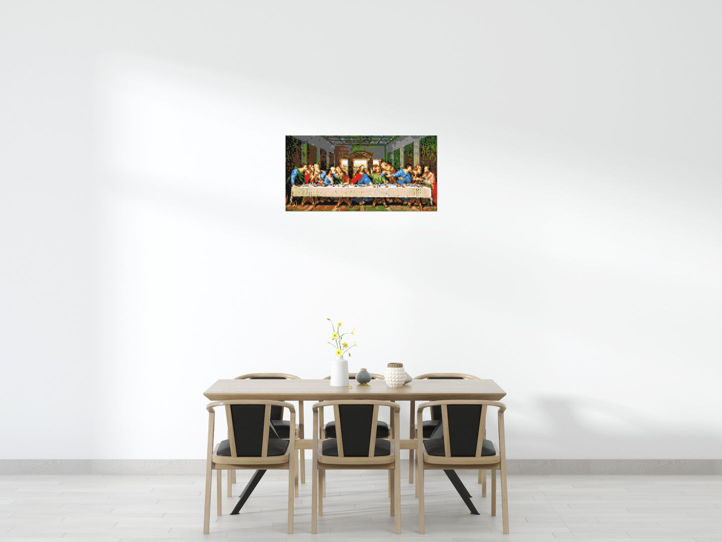 The Last Supper by Leonardo Da Vinci - Brick Art Mosaic Kit 6x3 large