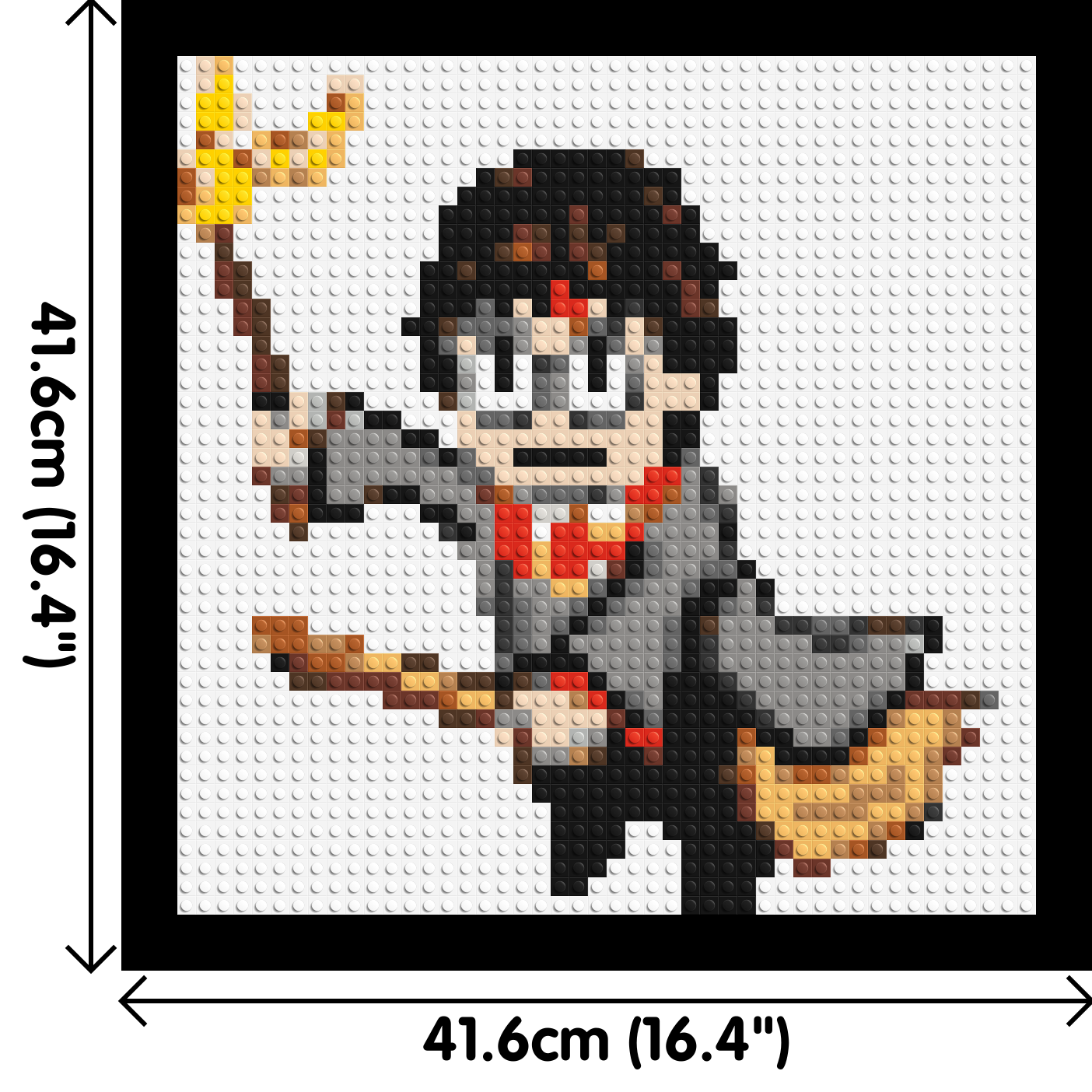 Harry Potter Pixel Art - Brick Art Mosaic Kit 2x2 large