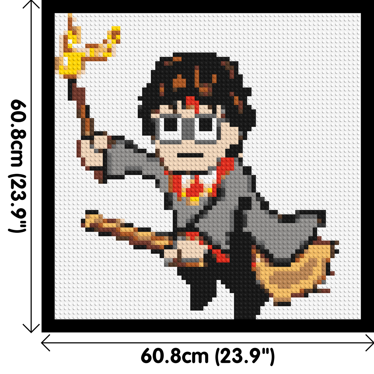 Harry Potter Pixel Art - Brick Art Mosaic Kit 3x3 large