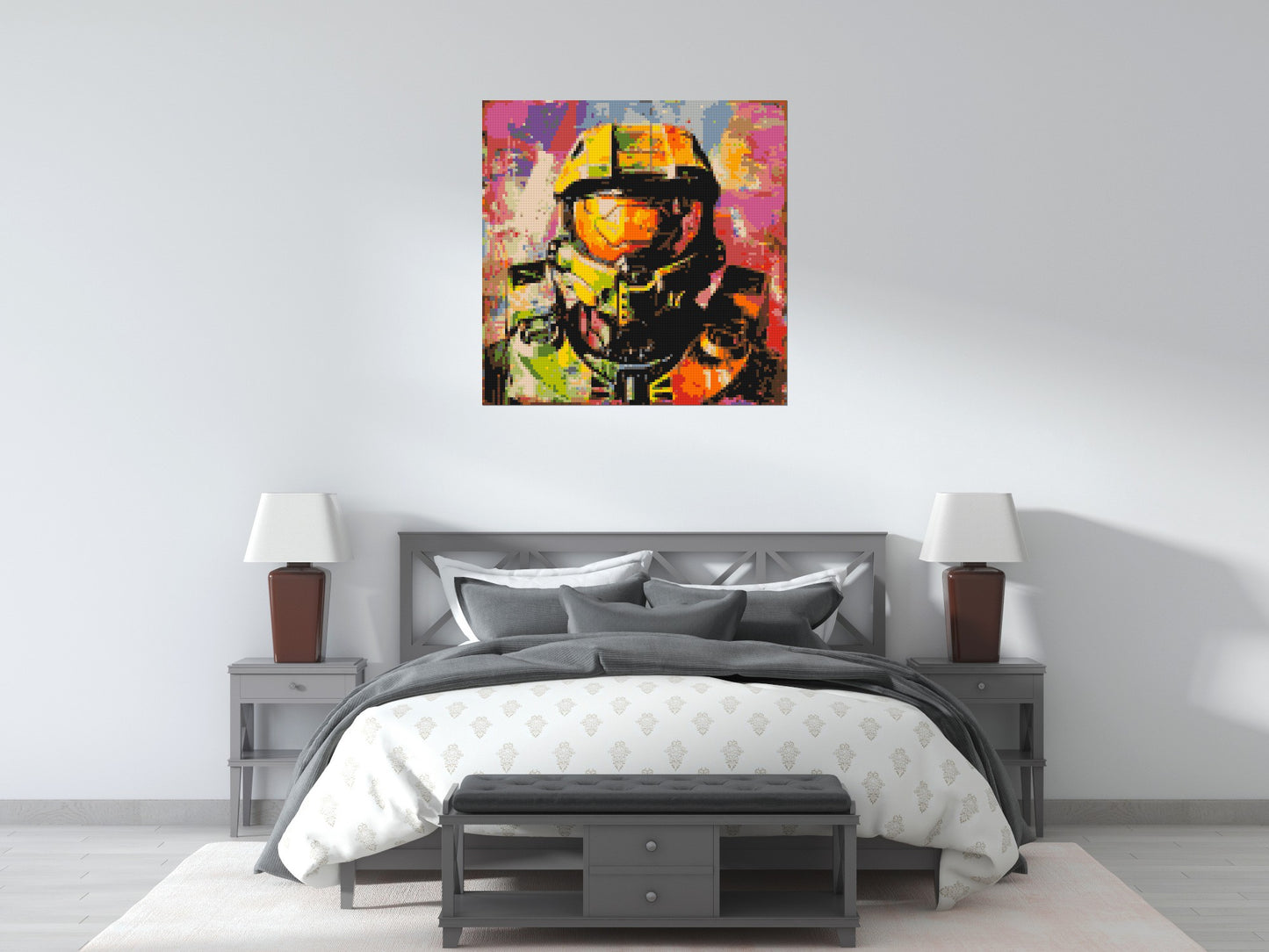 Master Chief - Brick Art Mosaic Kit 5x5 large