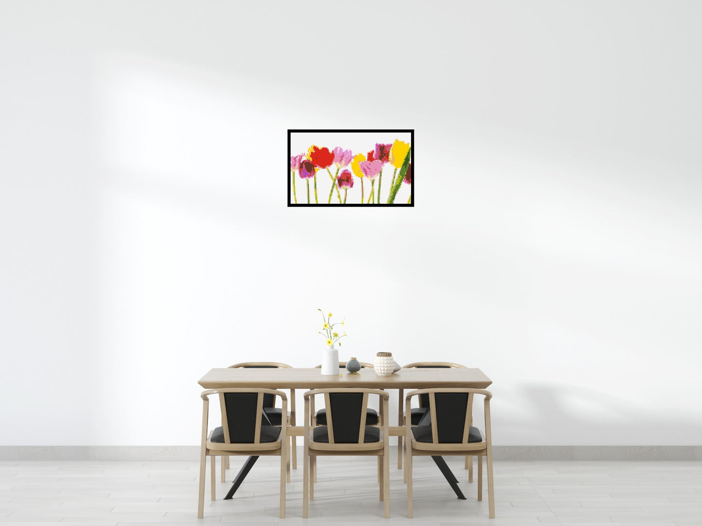 Colourful Tulips - Brick Art Mosaic Kit 5x3 large