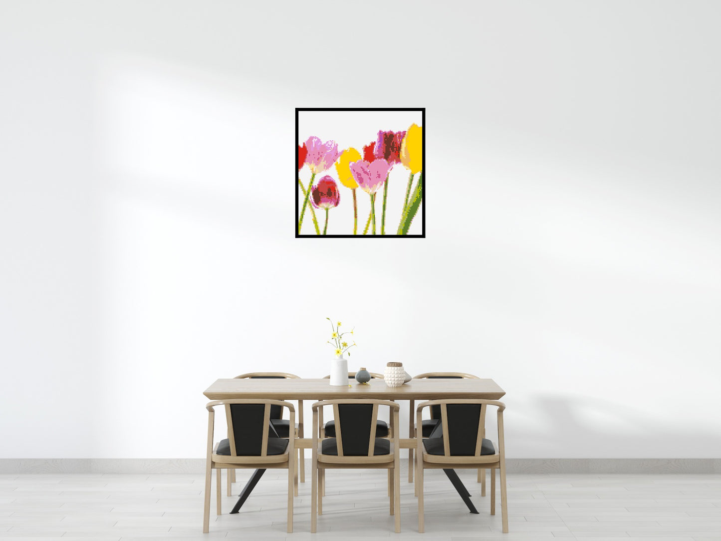 Colourful Tulips - Brick Art Mosaic Kit 5x5 large