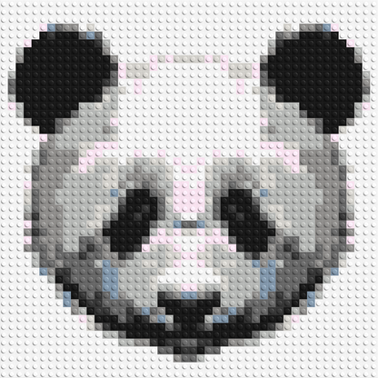 Panda - Brick Art Mosaic Kit 2x2 large