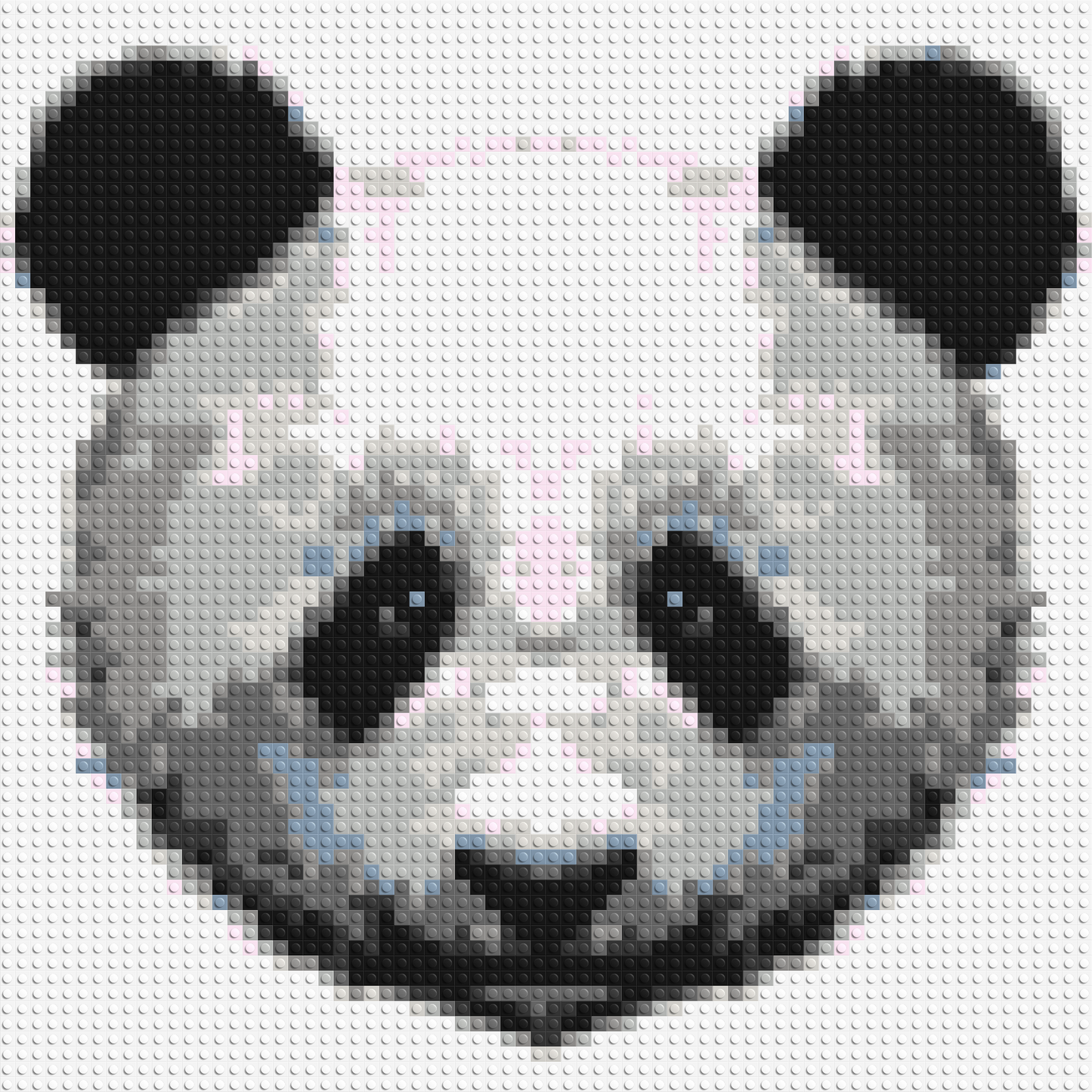 Panda - Brick Art Mosaic Kit 3x3 large