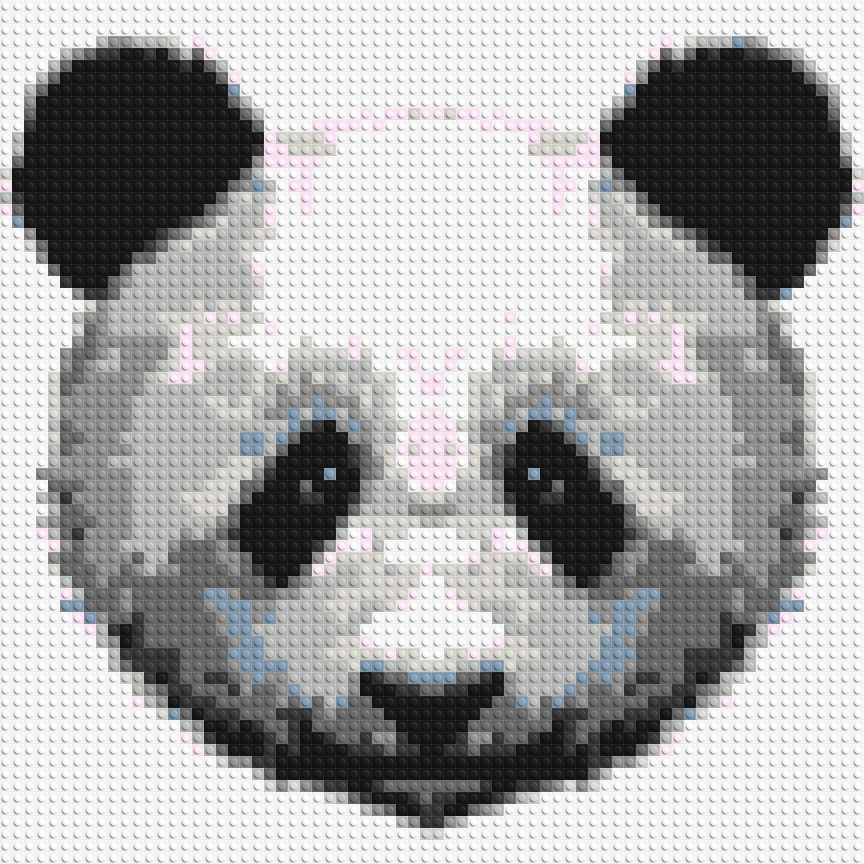 Panda - Brick Art Mosaic Kit 3x3 large
