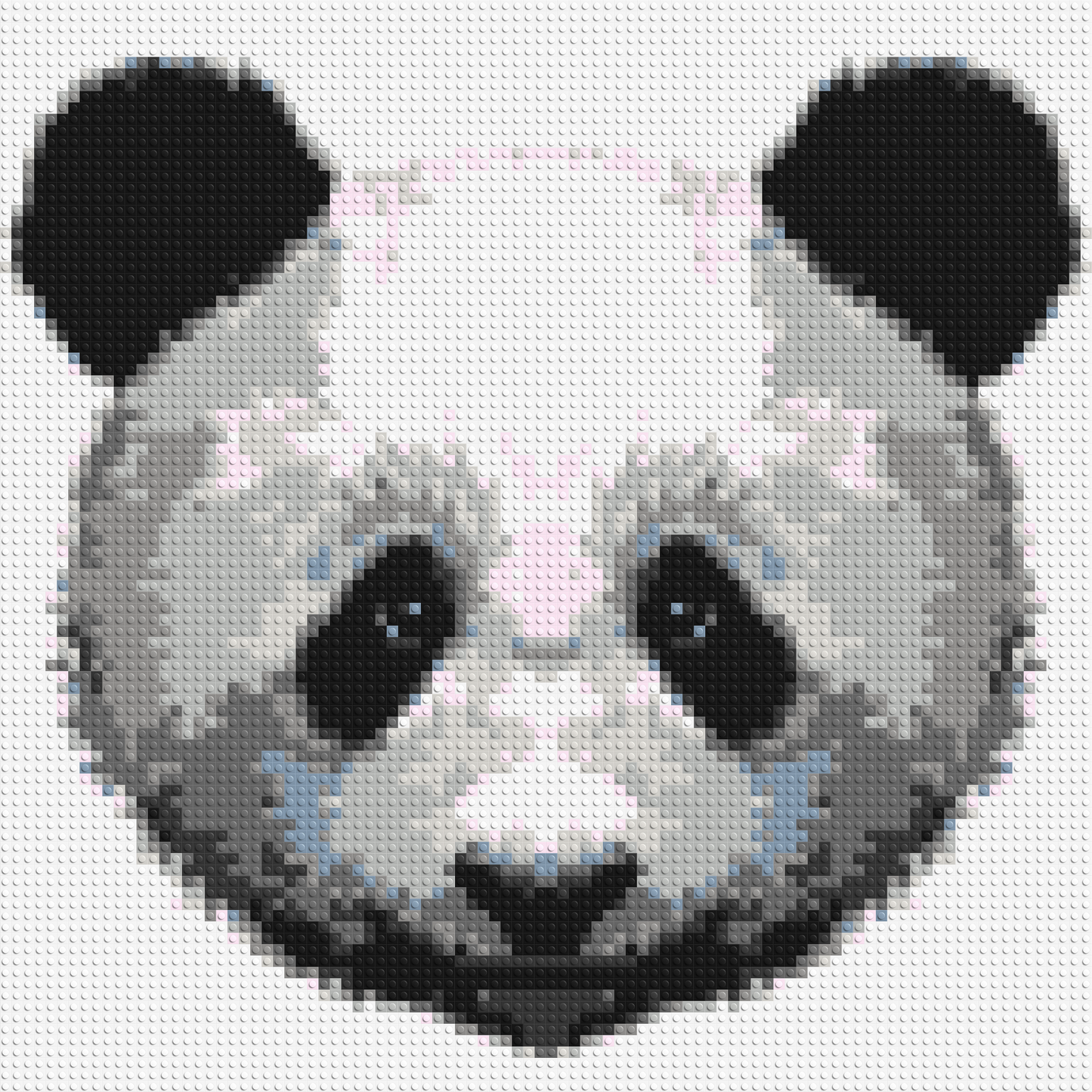Panda - Brick Art Mosaic Kit 4x4 large