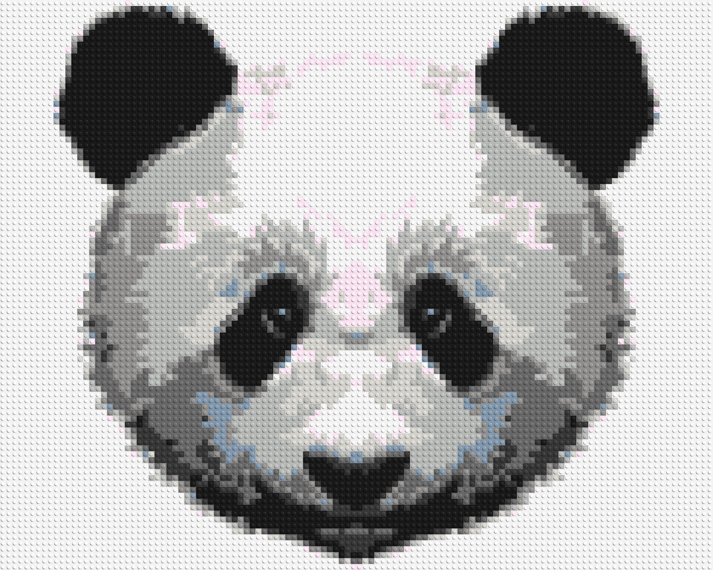 Panda - Brick Art Mosaic Kit 5x4 large