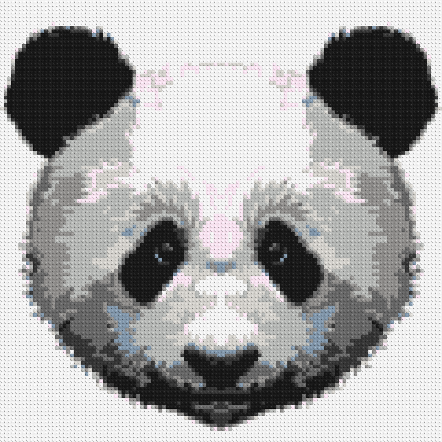 Panda - Brick Art Mosaic Kit 5x5 large