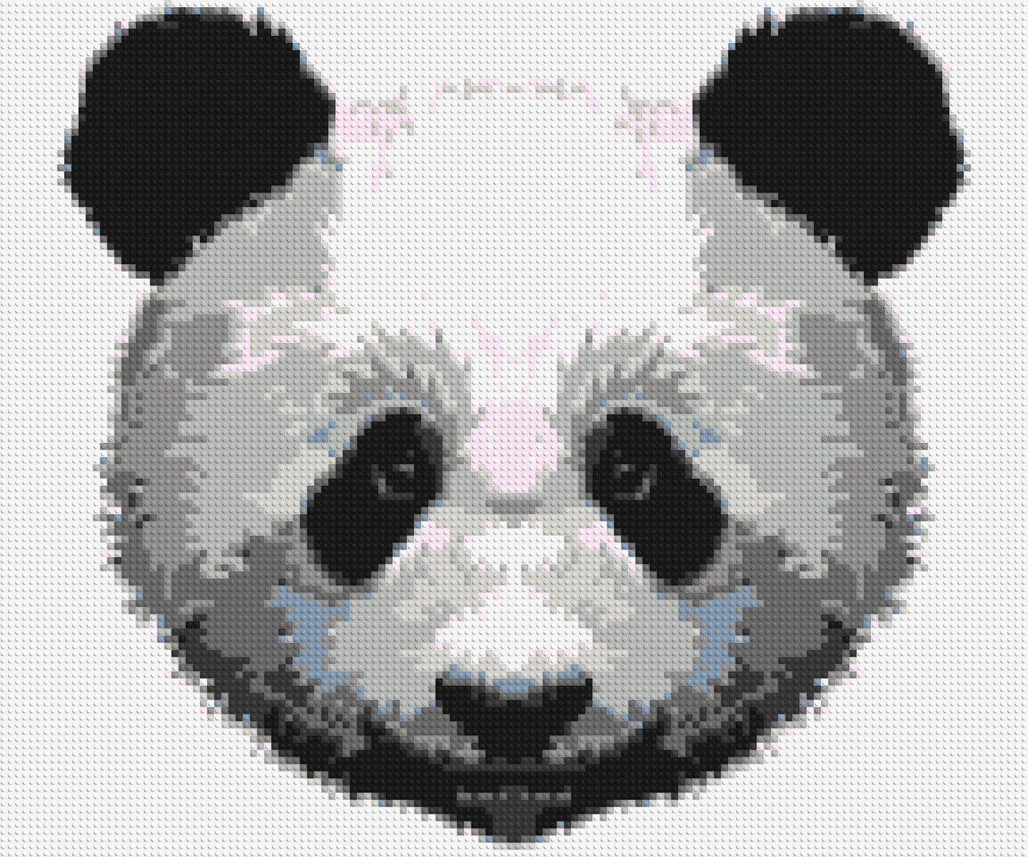 Panda - Brick Art Mosaic Kit 6x5 large