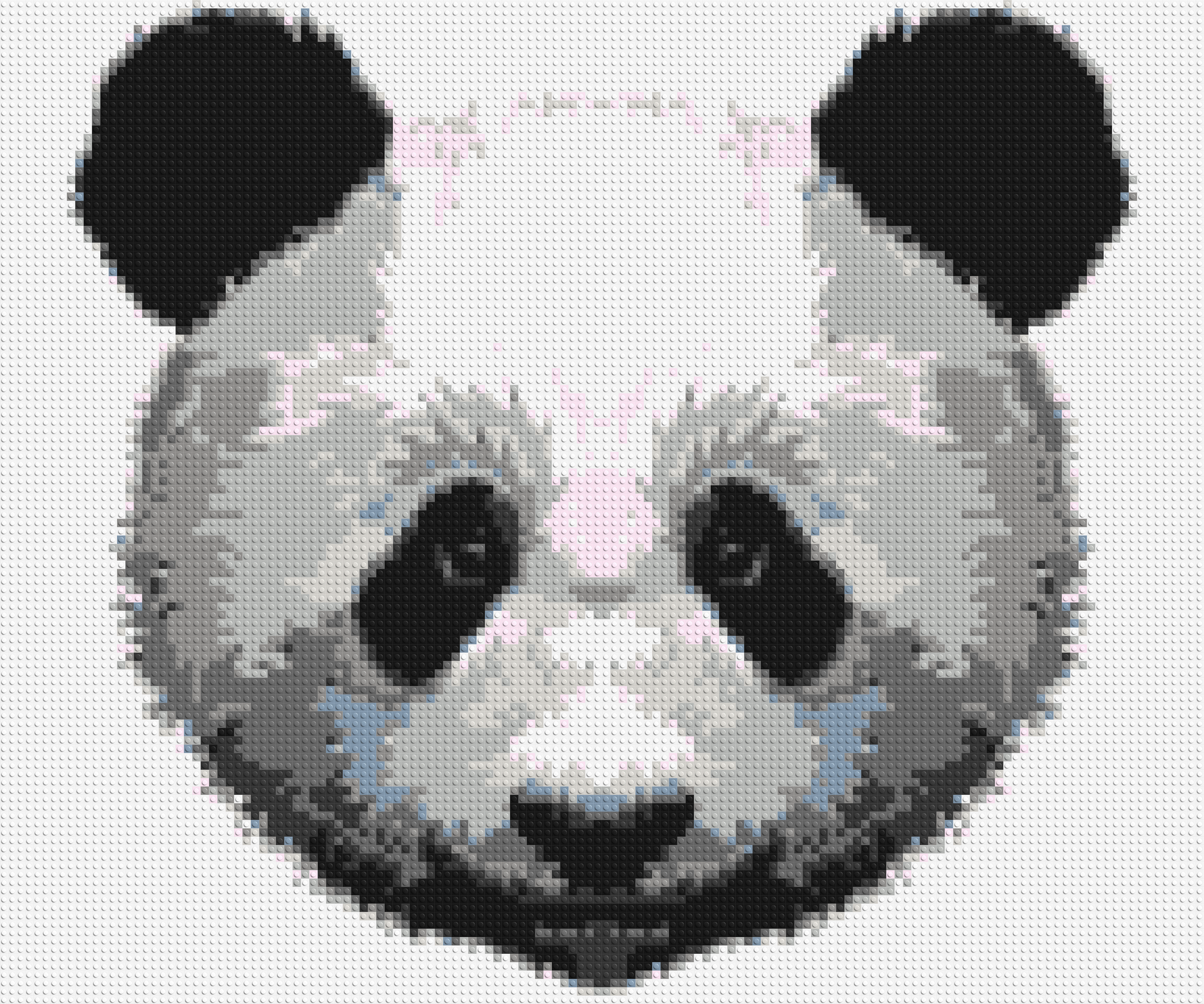 Panda - Brick Art Mosaic Kit 6x5 large