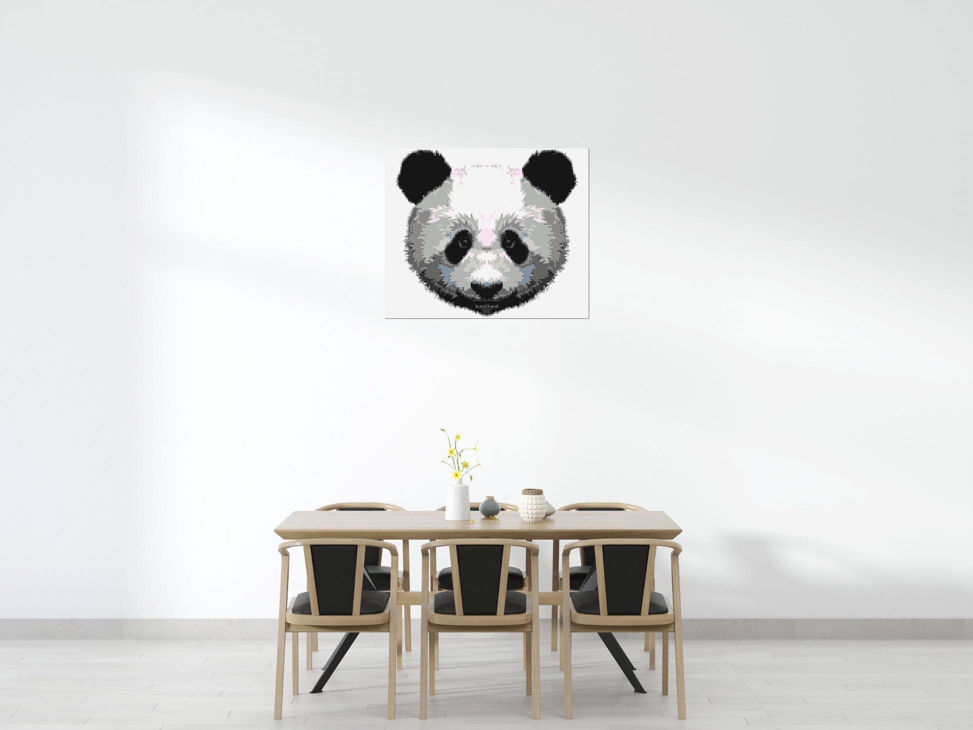 Panda - Brick Art Mosaic Kit 6x5 scene