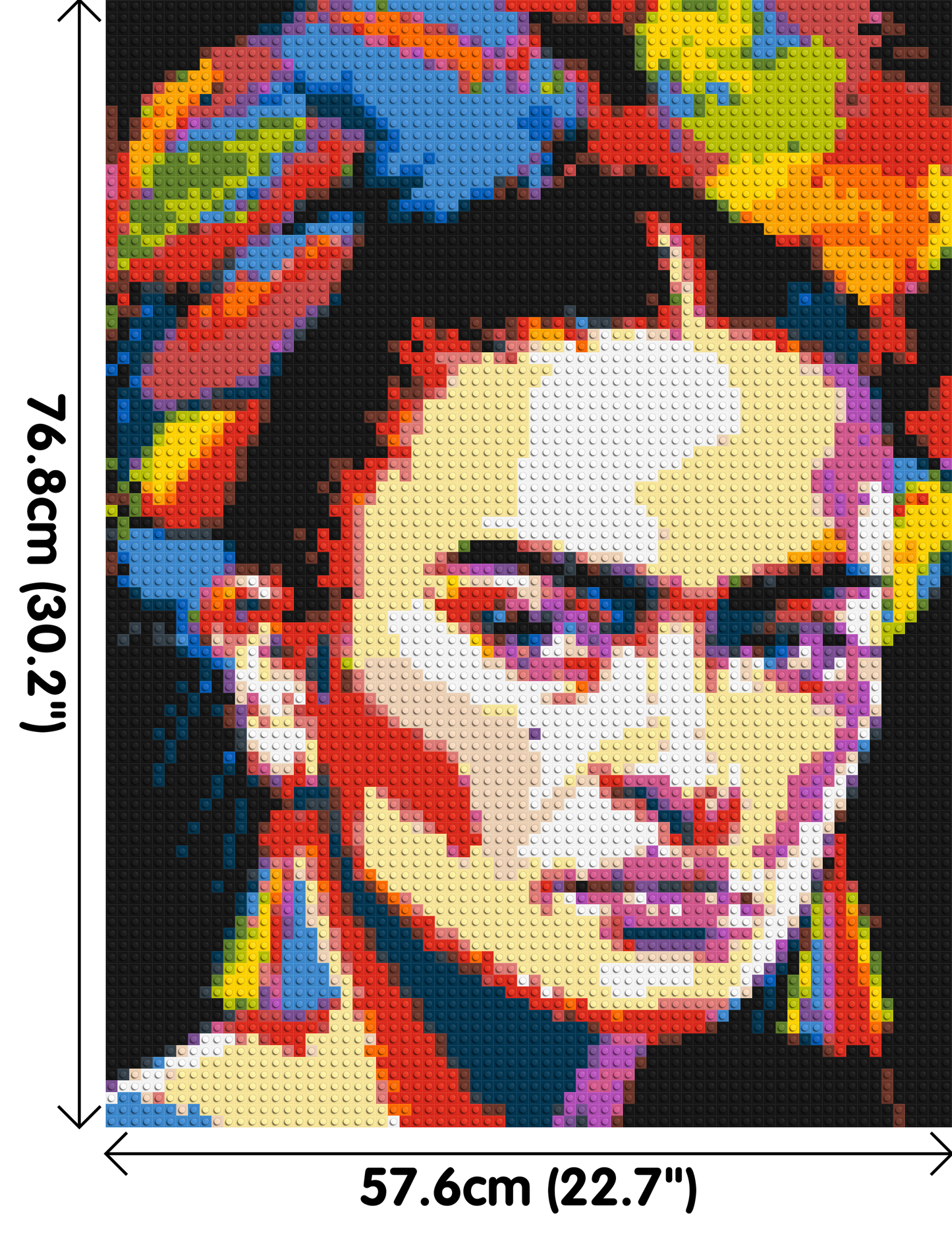 Frida Kahlo - Brick Art Mosaic Kit 3x4 large