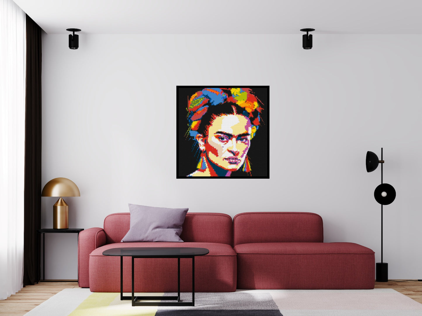 Frida Kahlo - Brick Art Mosaic Kit 5x5 large