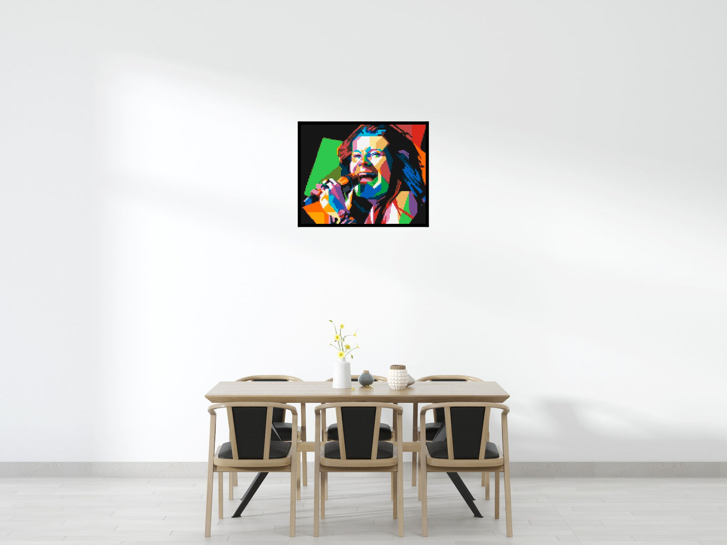 Janis Joplin - Brick Art Mosaic Kit 5x4 large