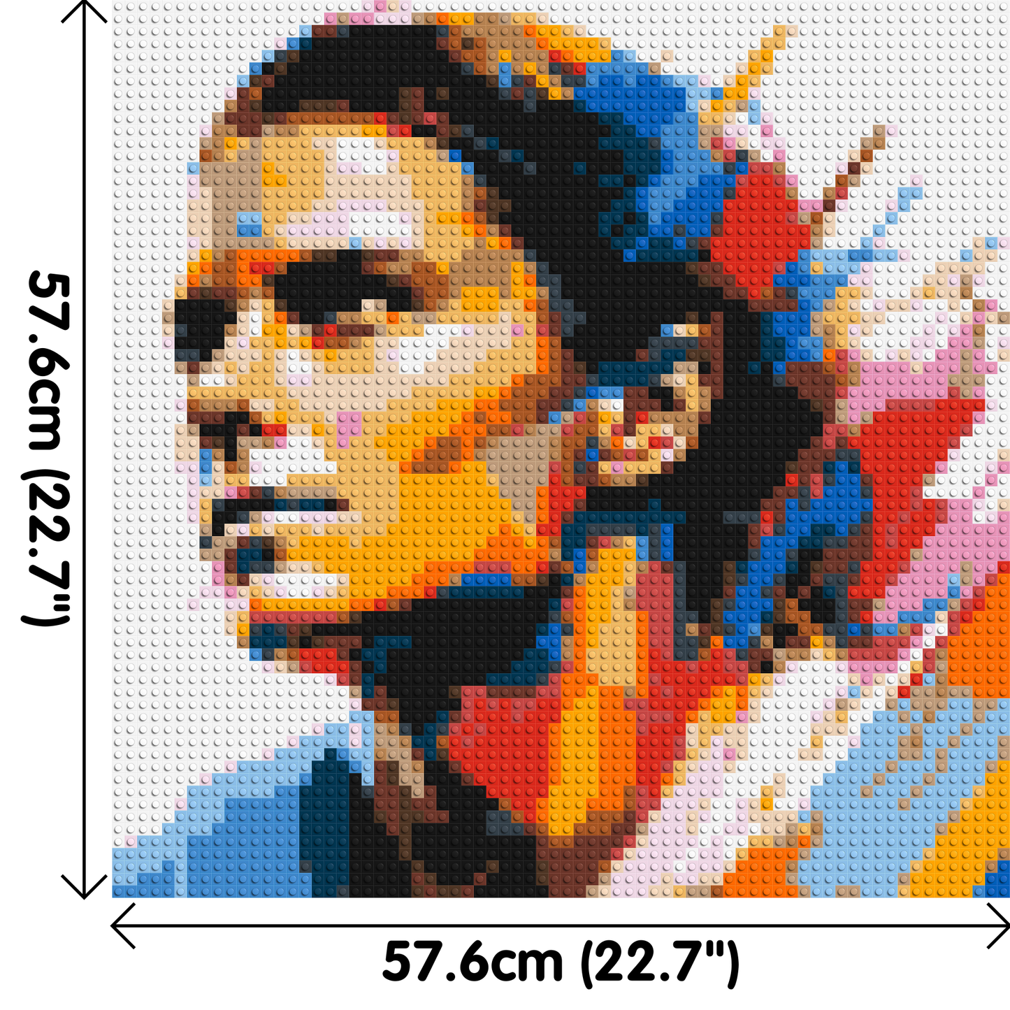 Mia Hamm - Brick Art Mosaic Kit 3x3 large