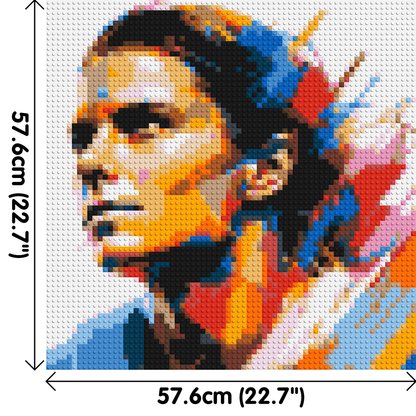 Mia Hamm - Brick Art Mosaic Kit 3x3 large