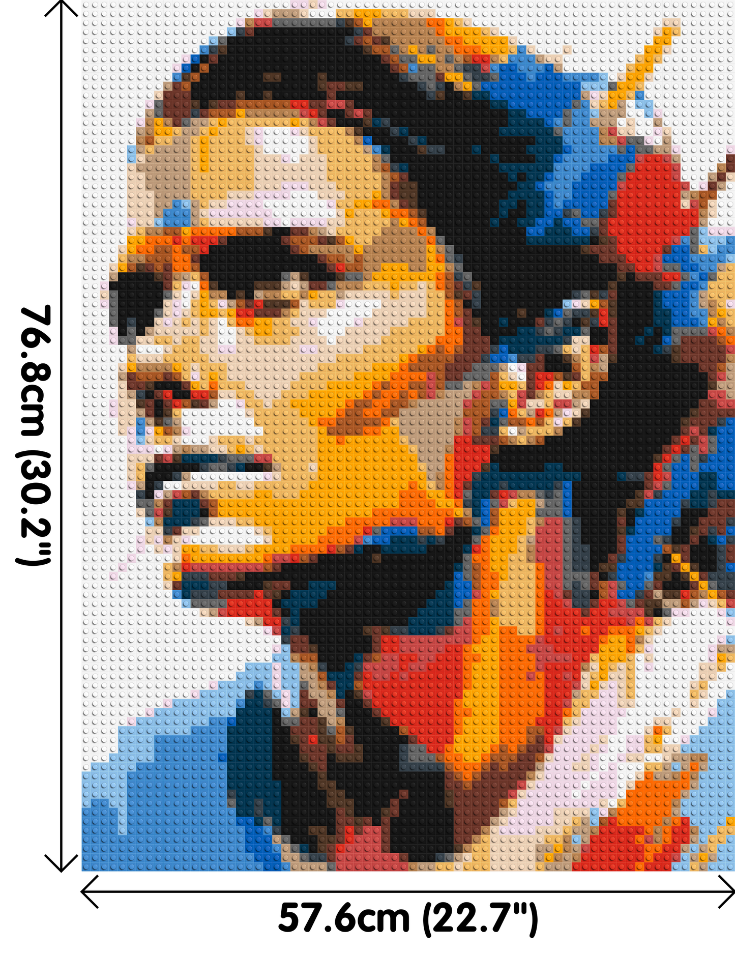 Mia Hamm - Brick Art Mosaic Kit 3x4 large