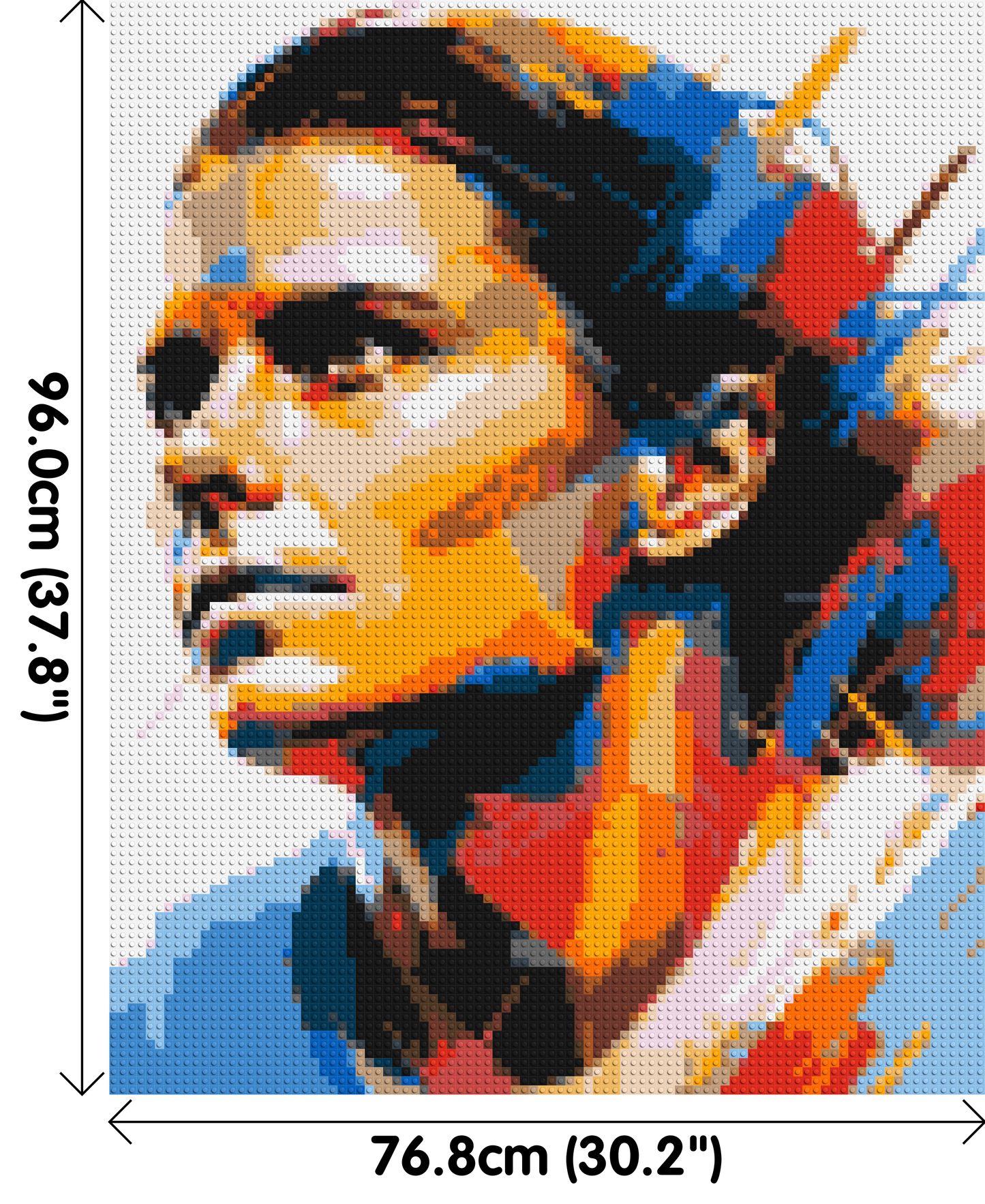 Mia Hamm - Brick Art Mosaic Kit 4x5 large