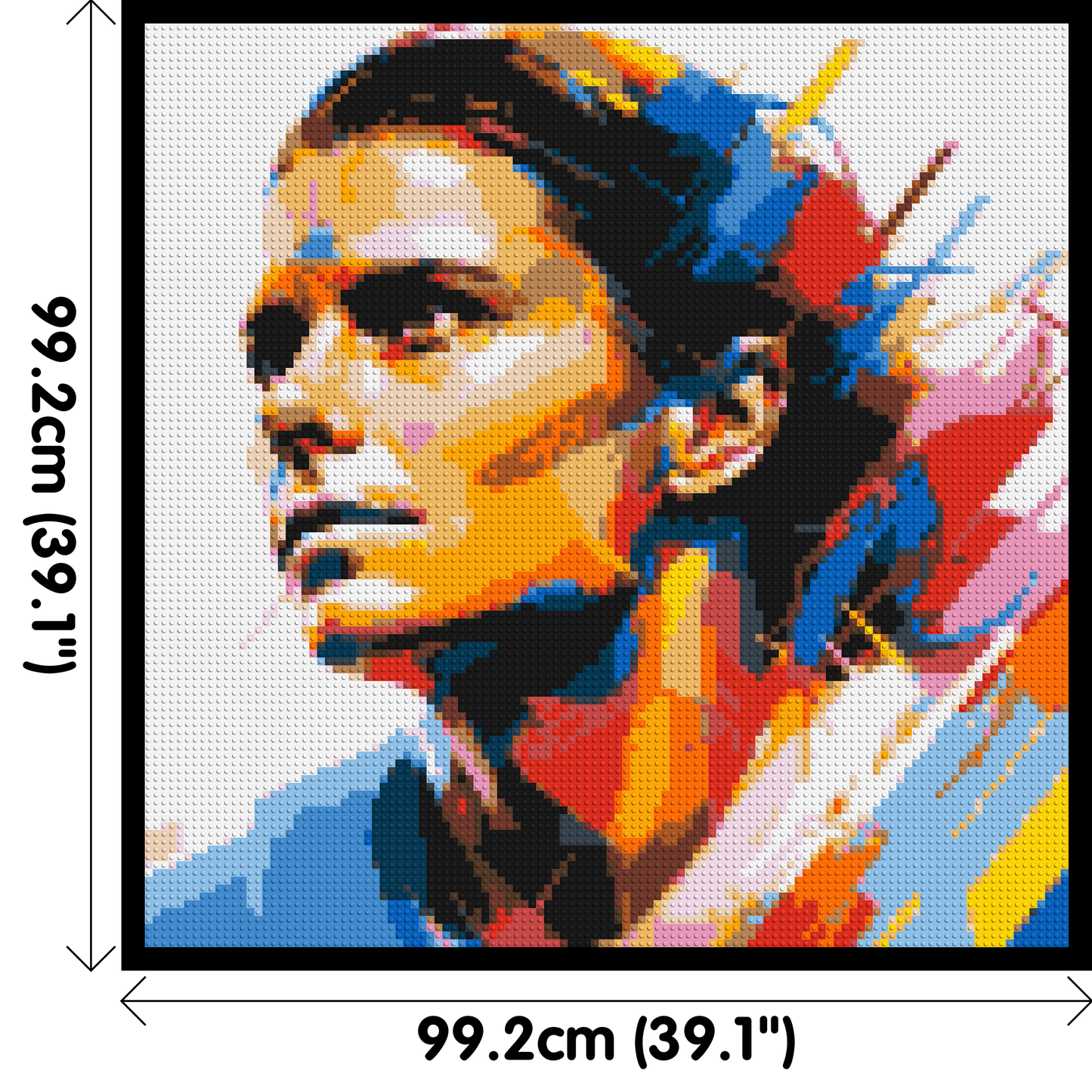 Mia Hamm - Brick Art Mosaic Kit 5x5 large