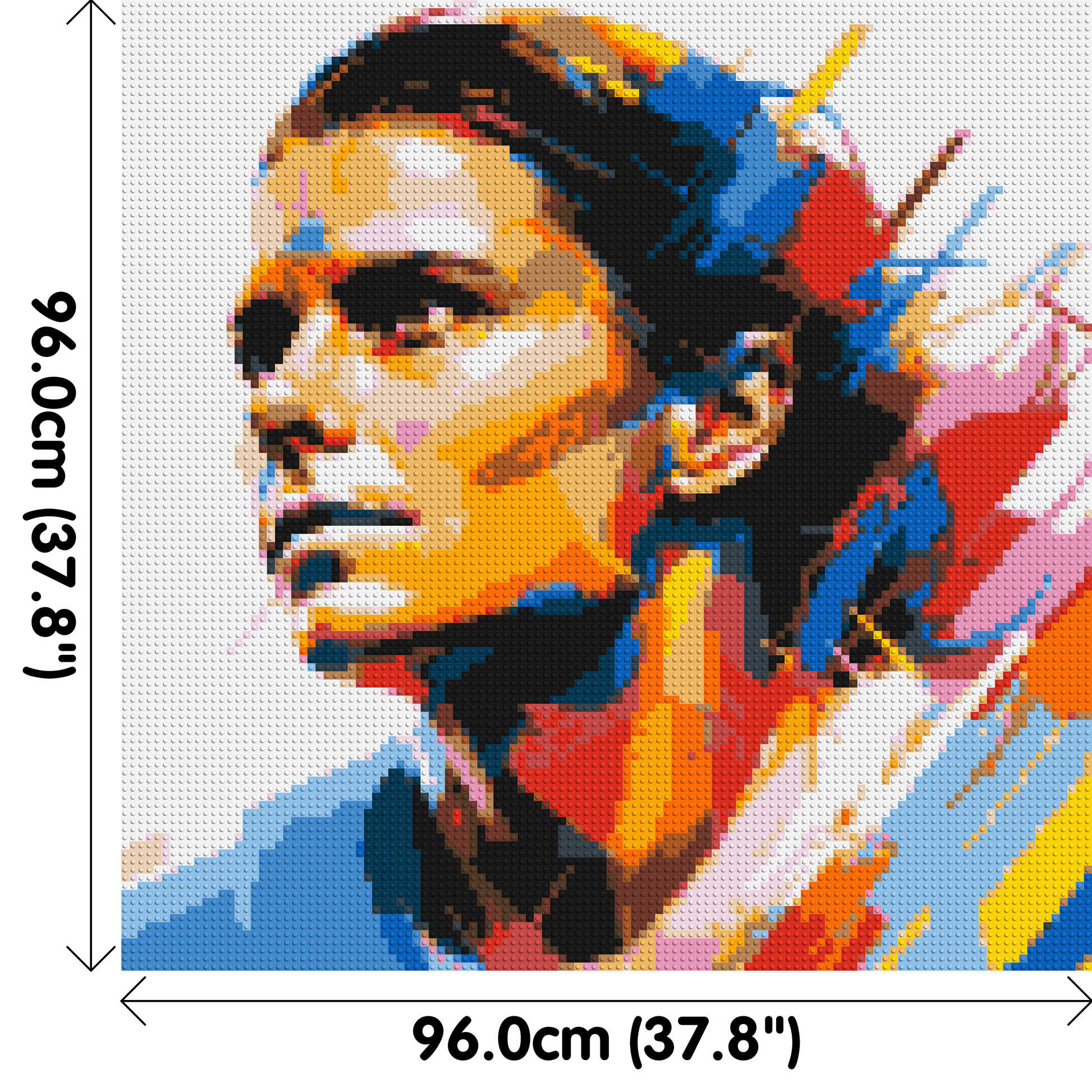 Mia Hamm - Brick Art Mosaic Kit 5x5 dimensions