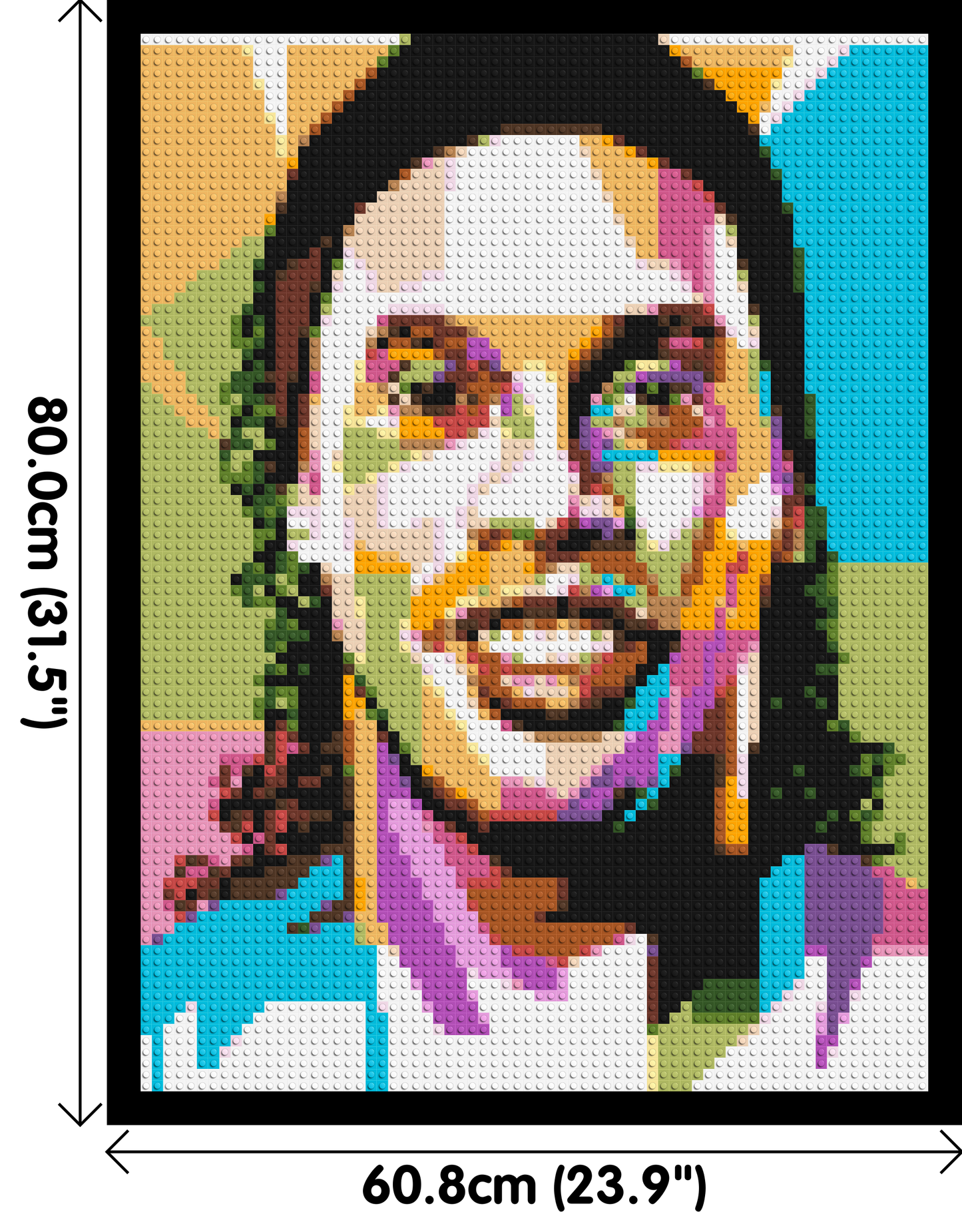 Ronaldinho Gaúcho - Brick Art Mosaic Kit 3x4 large