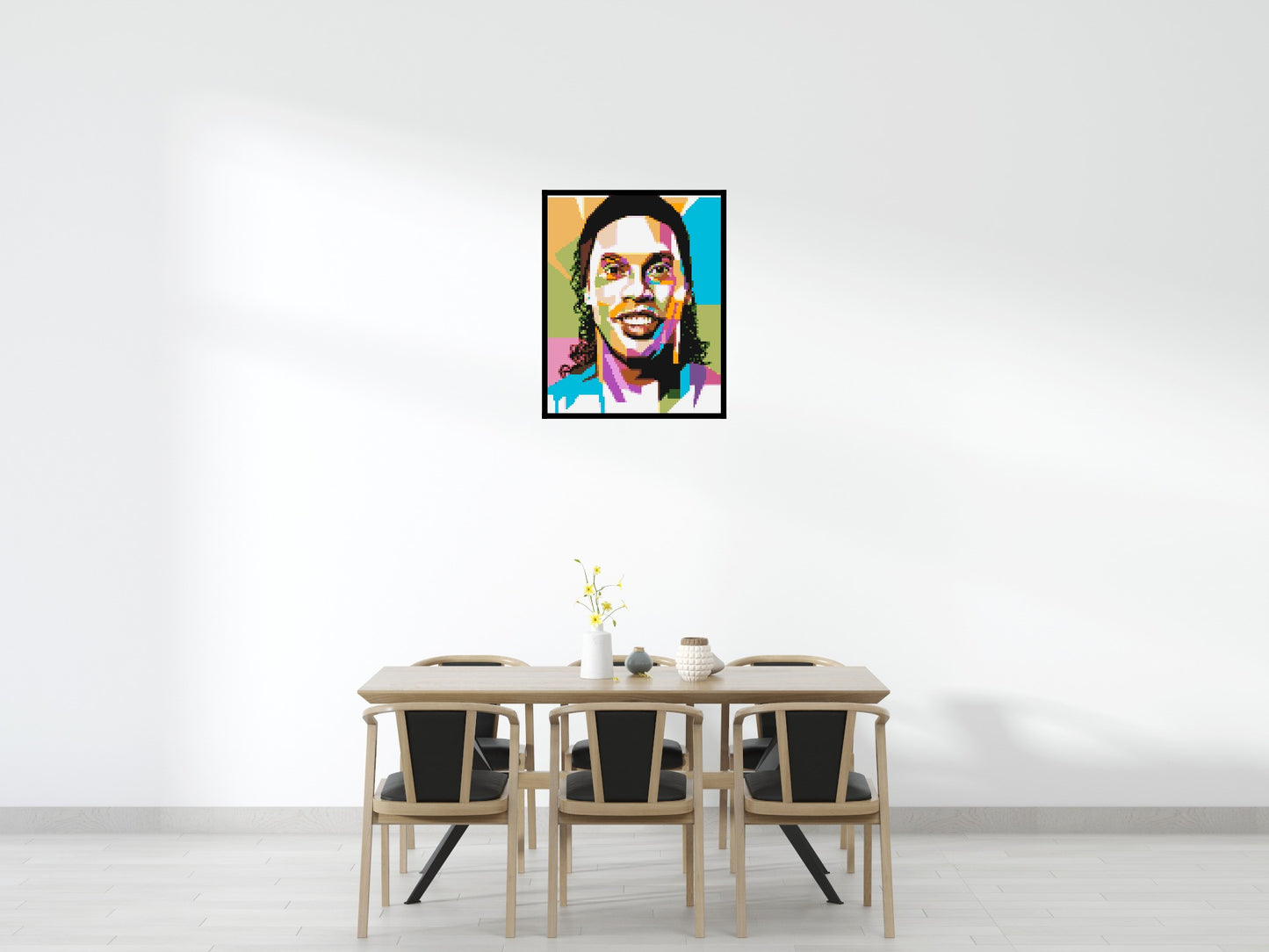 Ronaldinho Gaúcho - Brick Art Mosaic Kit 4x5 large