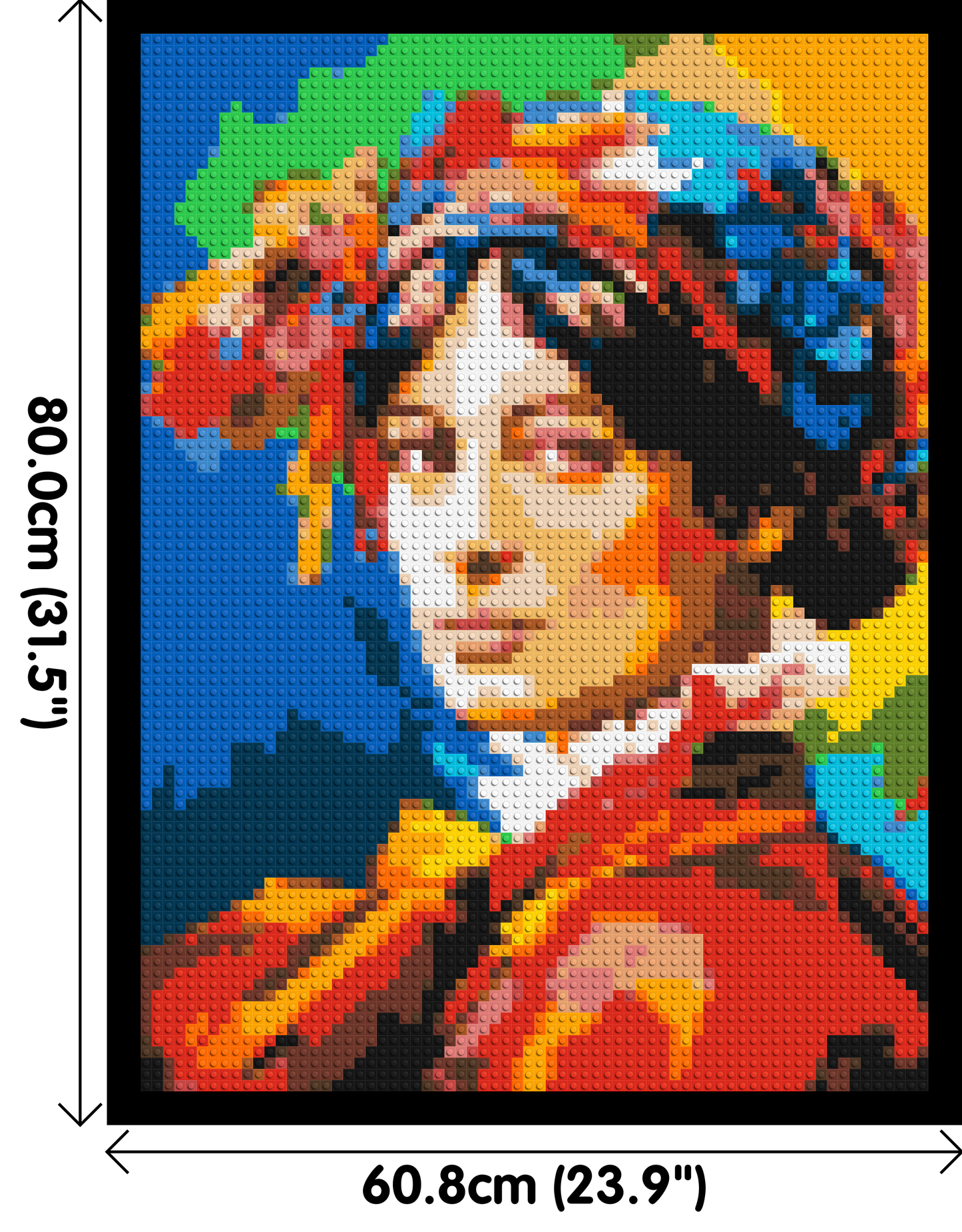 Jane Austen - Brick Art Mosaic Kit 3x4 large