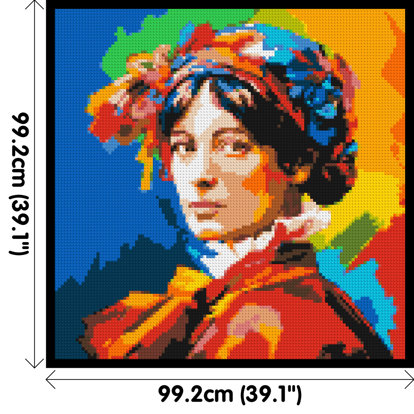 Jane Austen - Brick Art Mosaic Kit 5x5 large