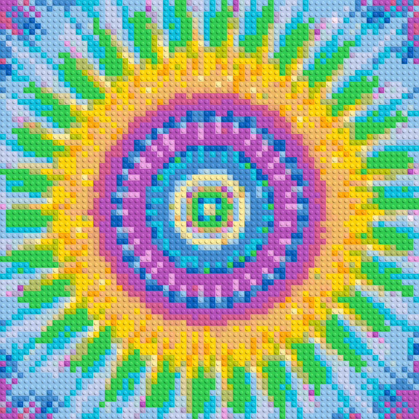 Abstract Pattern #4 - Brick Art Mosaic Kit 3x3 large